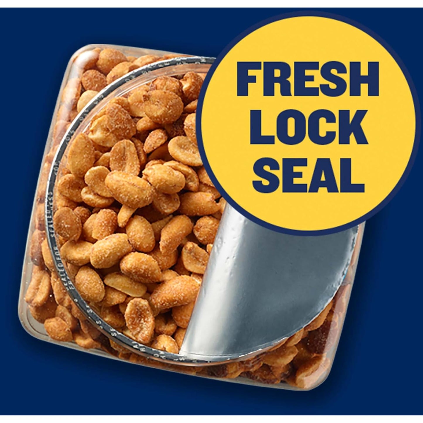 Planters Salted Cocktail Peanuts, 2.19lb Jar, Kosher, Bulk Nuts