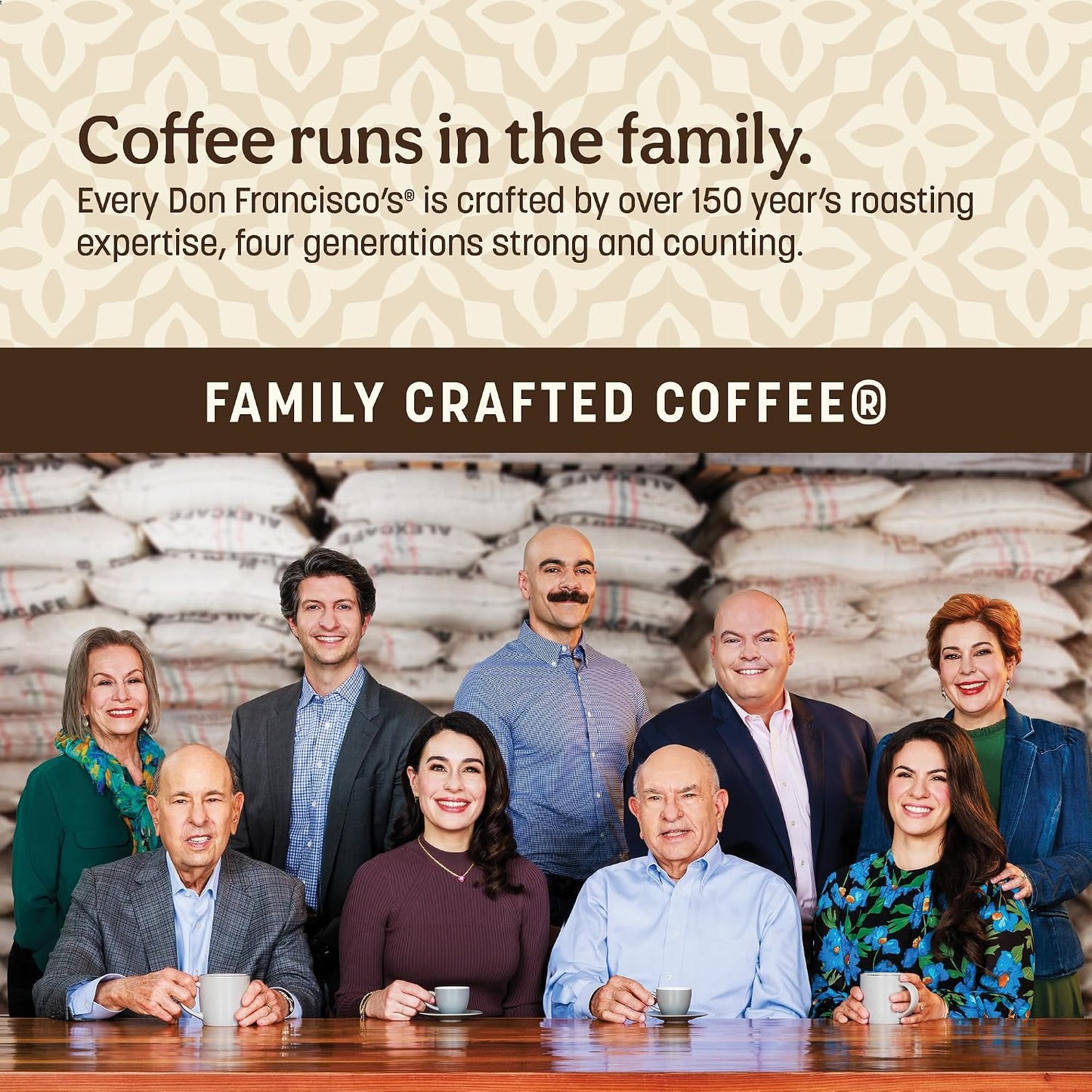 Don Francisco's Kona Blend Coffee Pods, 100 Count, Medium Roast, Keurig Compatible