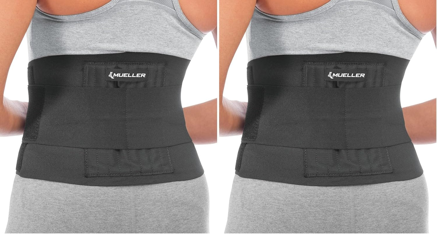 MUELLER Sports Medicine Adjustable Back Brace for Upper and Lower Back Pain Relief