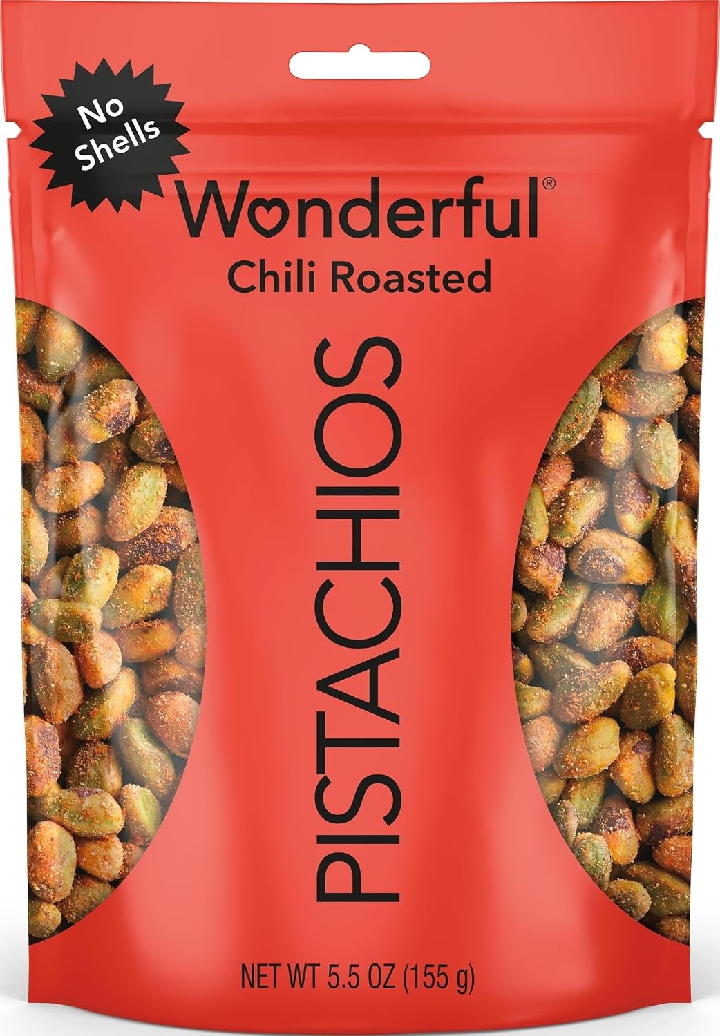 Honey Roasted Pistachios No Shells, 11 Ounce Resealable Bag, Gluten Free