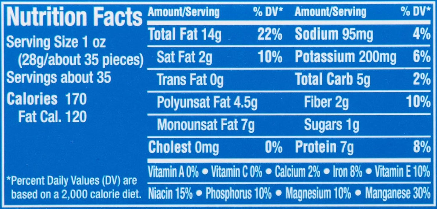 Planters Salted Cocktail Peanuts, 2.19lb Jar, Kosher, Bulk Nuts