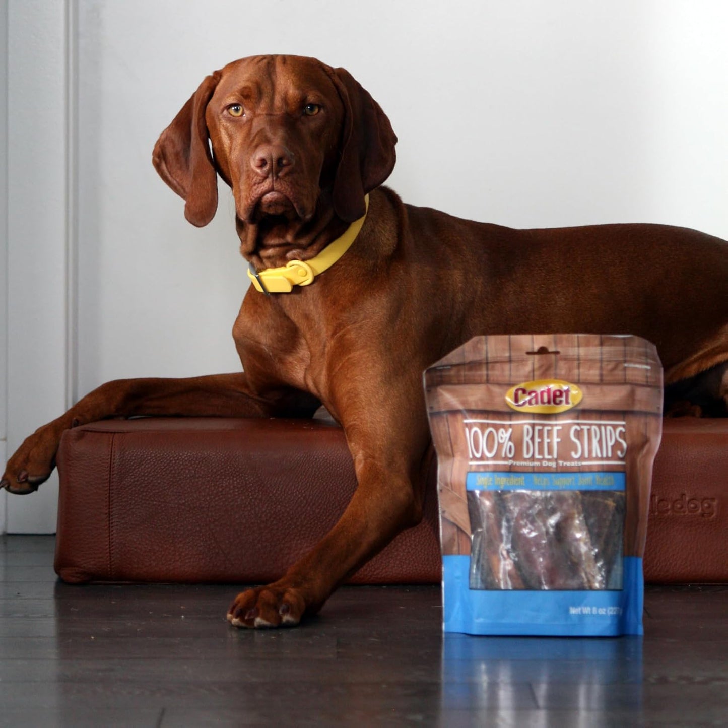 Cadet 100% Beef Strips Dog, Single Ingredient Beef Esophagus, 8 Ounce