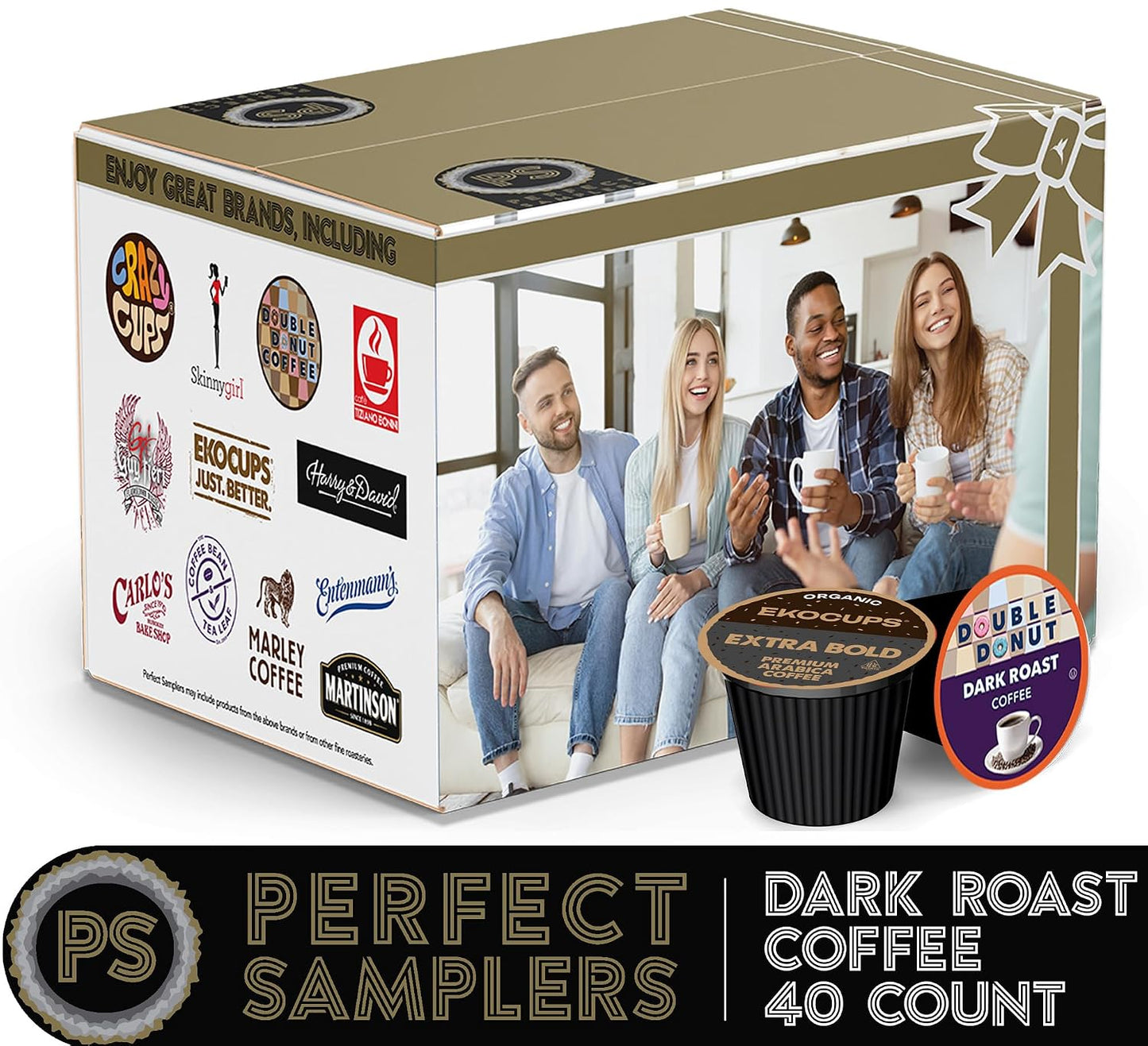 Dark Roast Coffee Pod Variety Pack for Keurig K Cups Coffee Makers