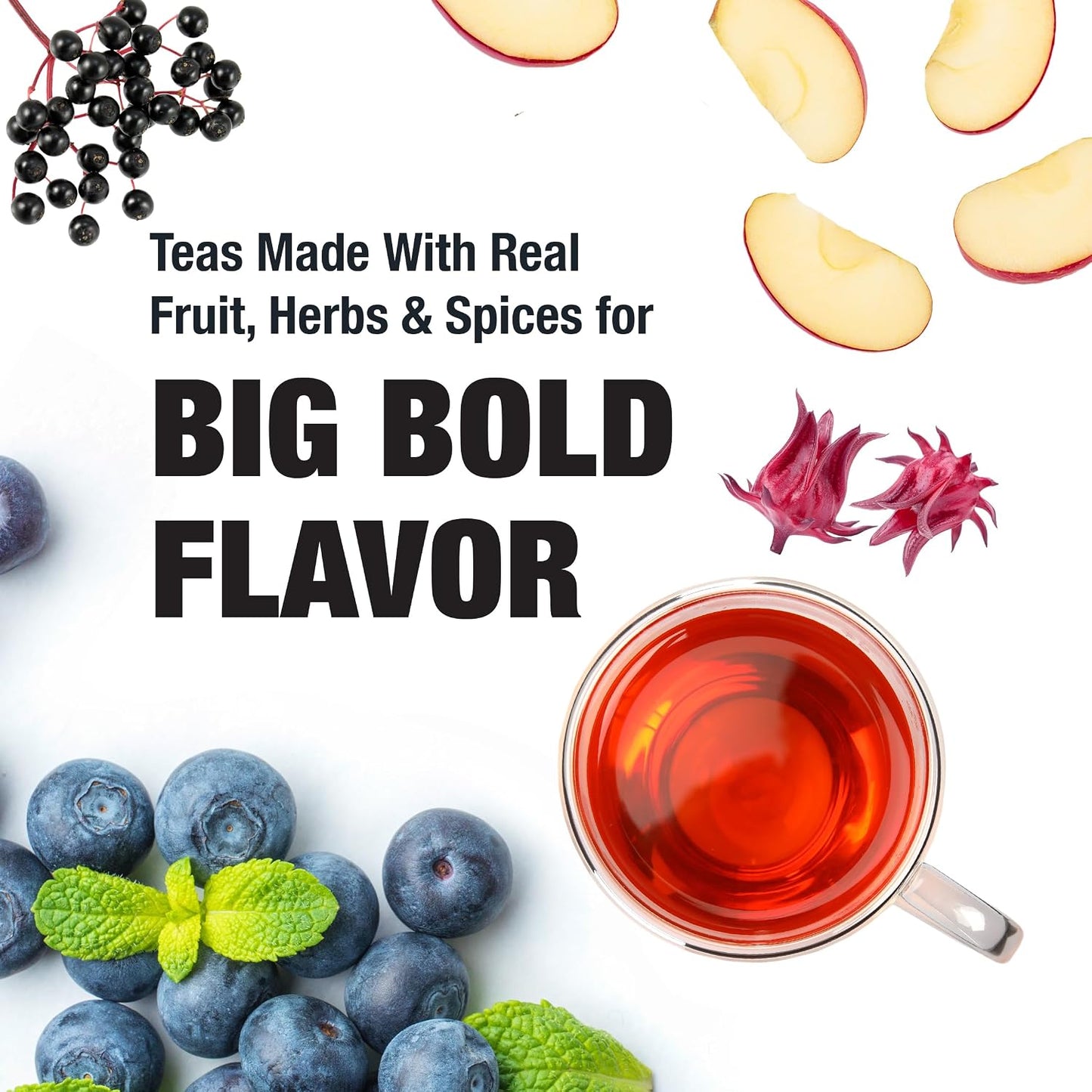 Tiesta Tea Blueberry Wild Child Loose Leaf Herbal Tea Blend