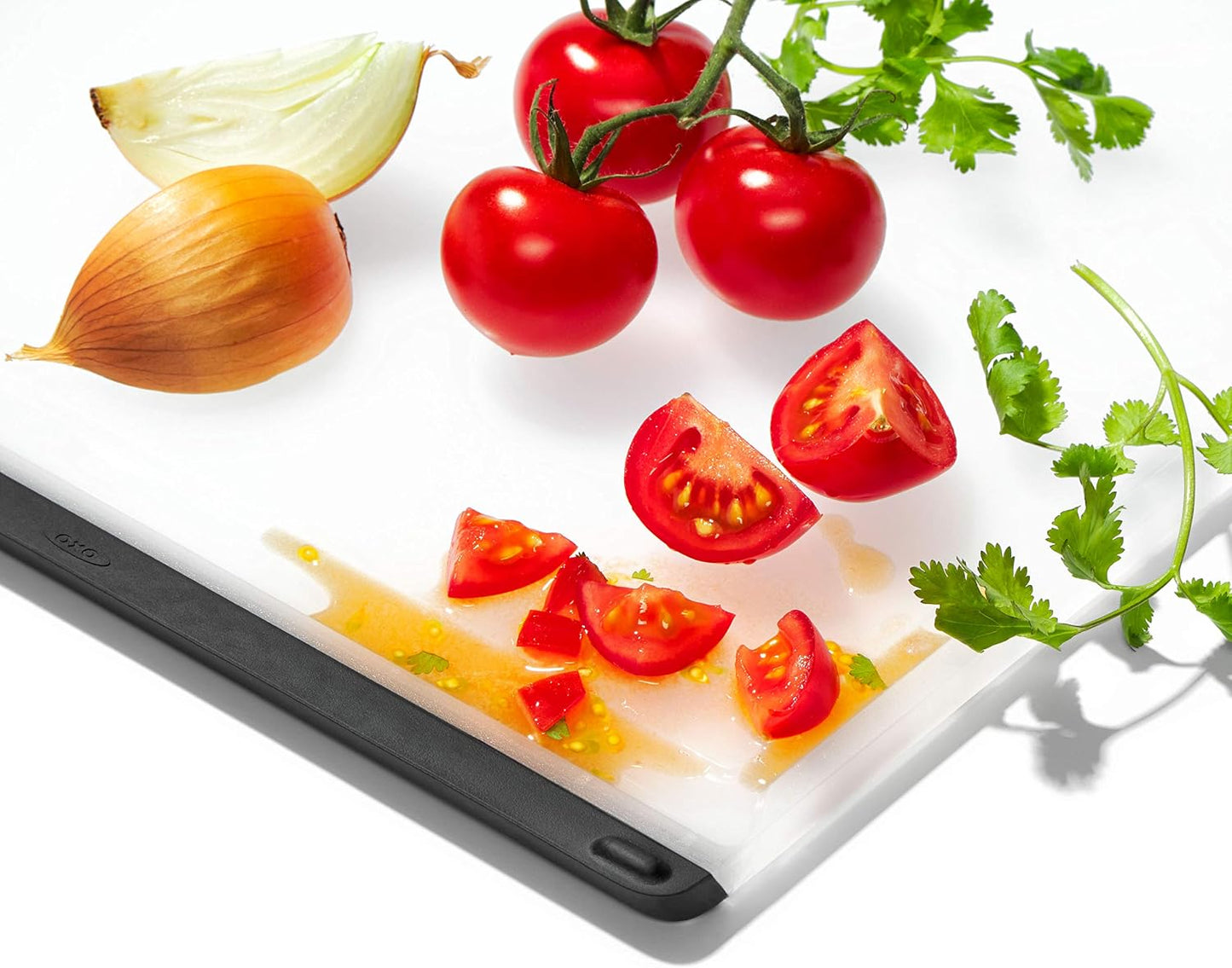 OXO Good Grips 2-Piece Cutting Board Set, Cutting Boards for Kitchen Prep, Non-Porous Double-Sided Design, Dishwasher-Safe, Durable Kitchen Essentials