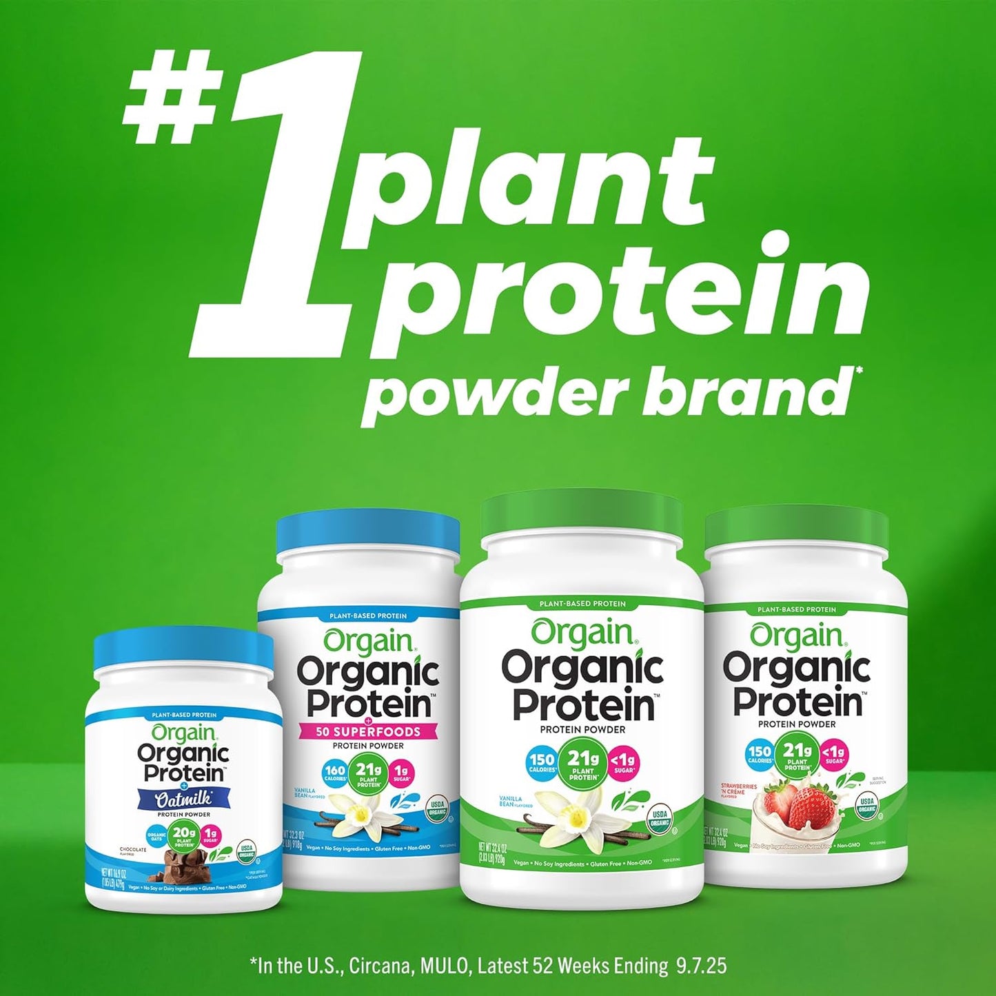 Orgain Organic Simple Vegan Protein Powder, Chocolate - 20g Plant Based Protein, Made with less Ingredients, No Artificial Sweeteners, Gluten Free, No Dairy or Lactose, 1.25 lb (Packaging May Vary)