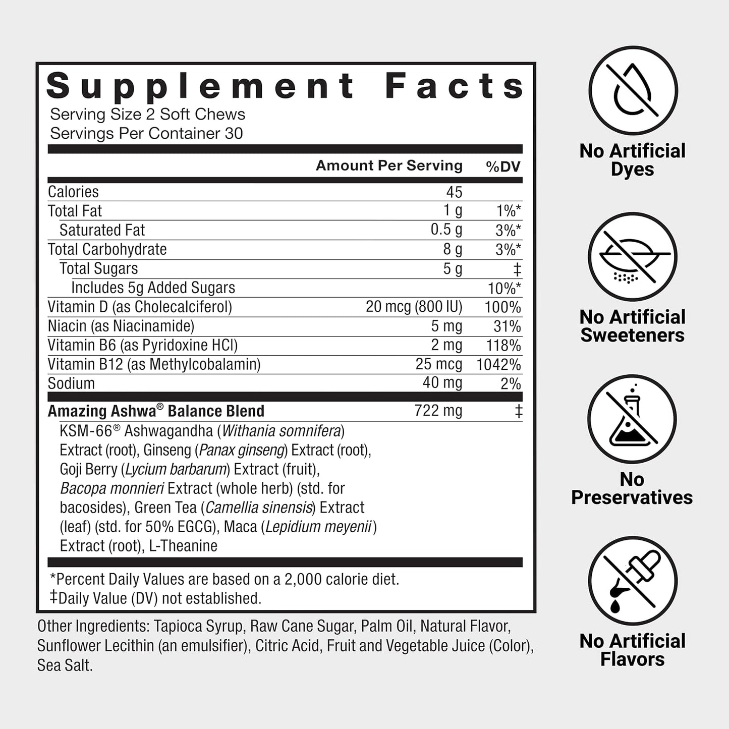 Force Factor Amazing Ashwa Ashwagandha Supplement for Stress Relief and Immune Support