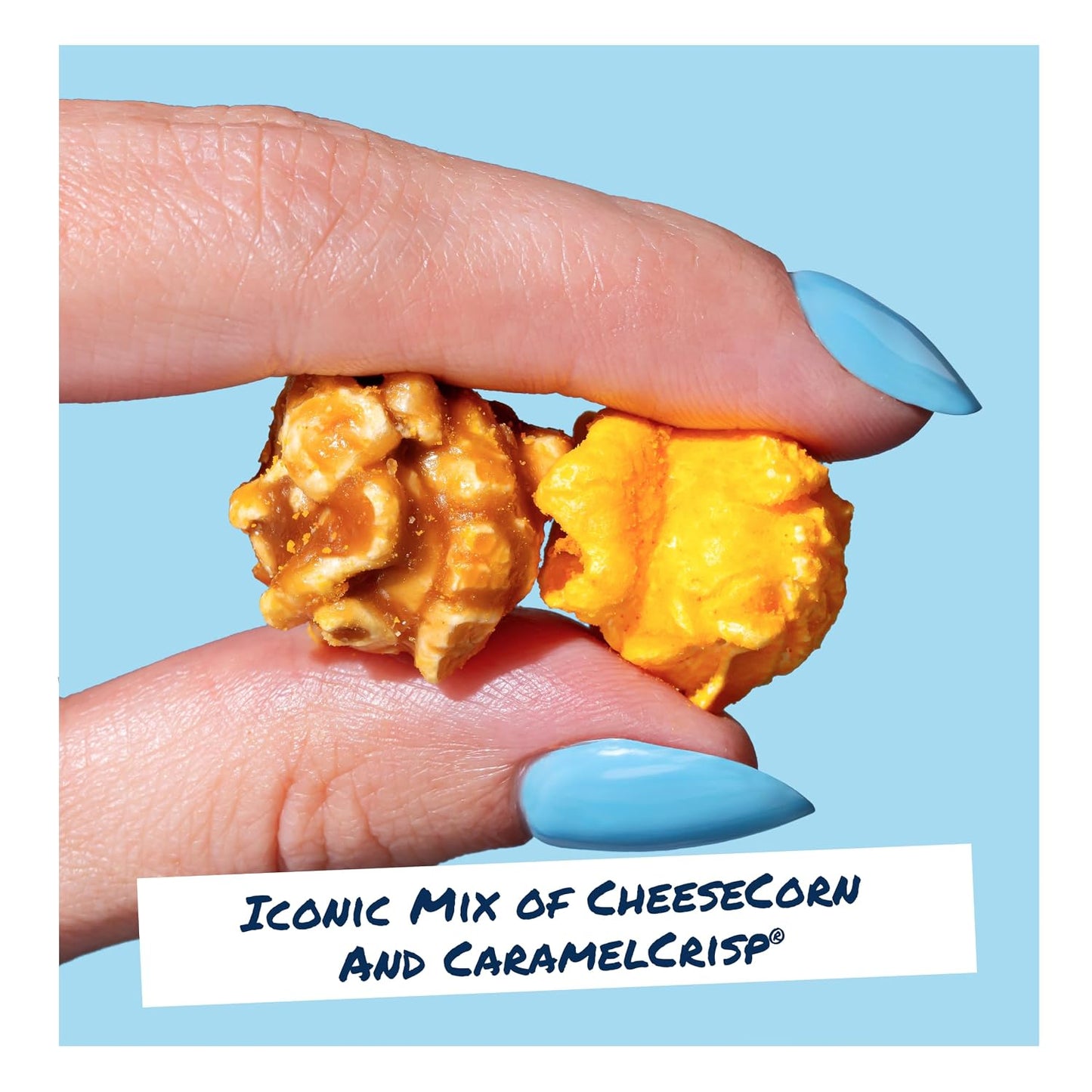 Garrett Popcorn Mix, Cheese and Caramel Popcorn, Gluten Free, 1.9 Ounce Bags, Pack of 12
