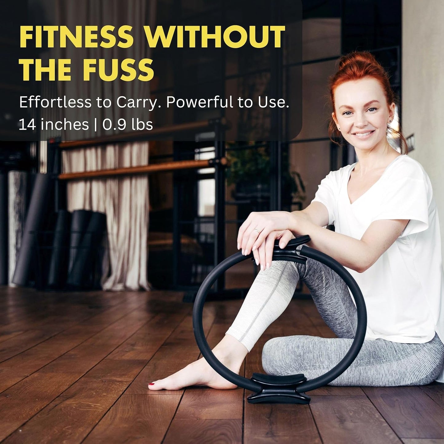 ProBody 14-Inch Pilates Ring for Toning Thighs, Arms & Core