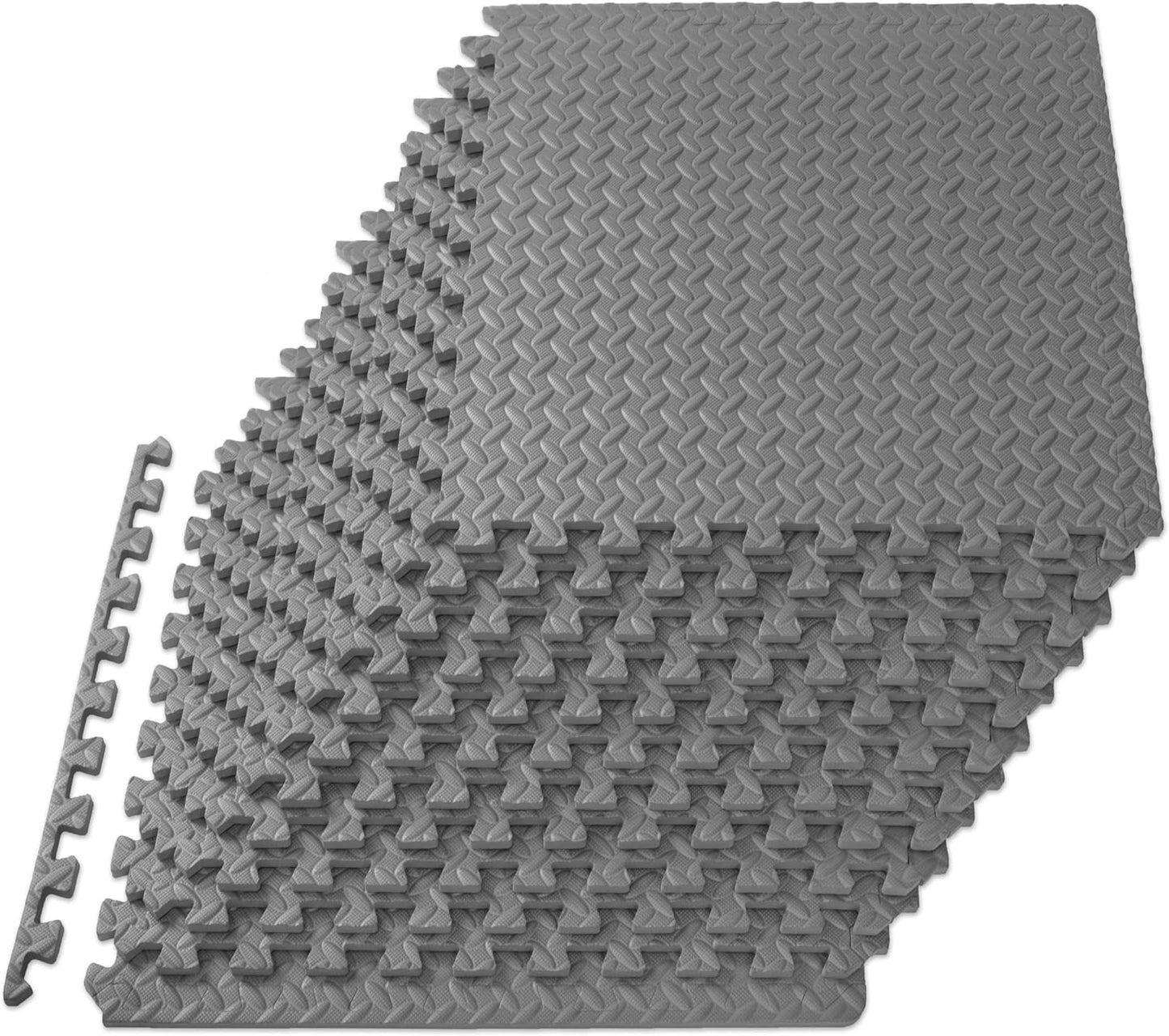 ProsourceFit ½ in EVA Interlocking Foam Tiles, 24 Sq Ft - 6 Tiles