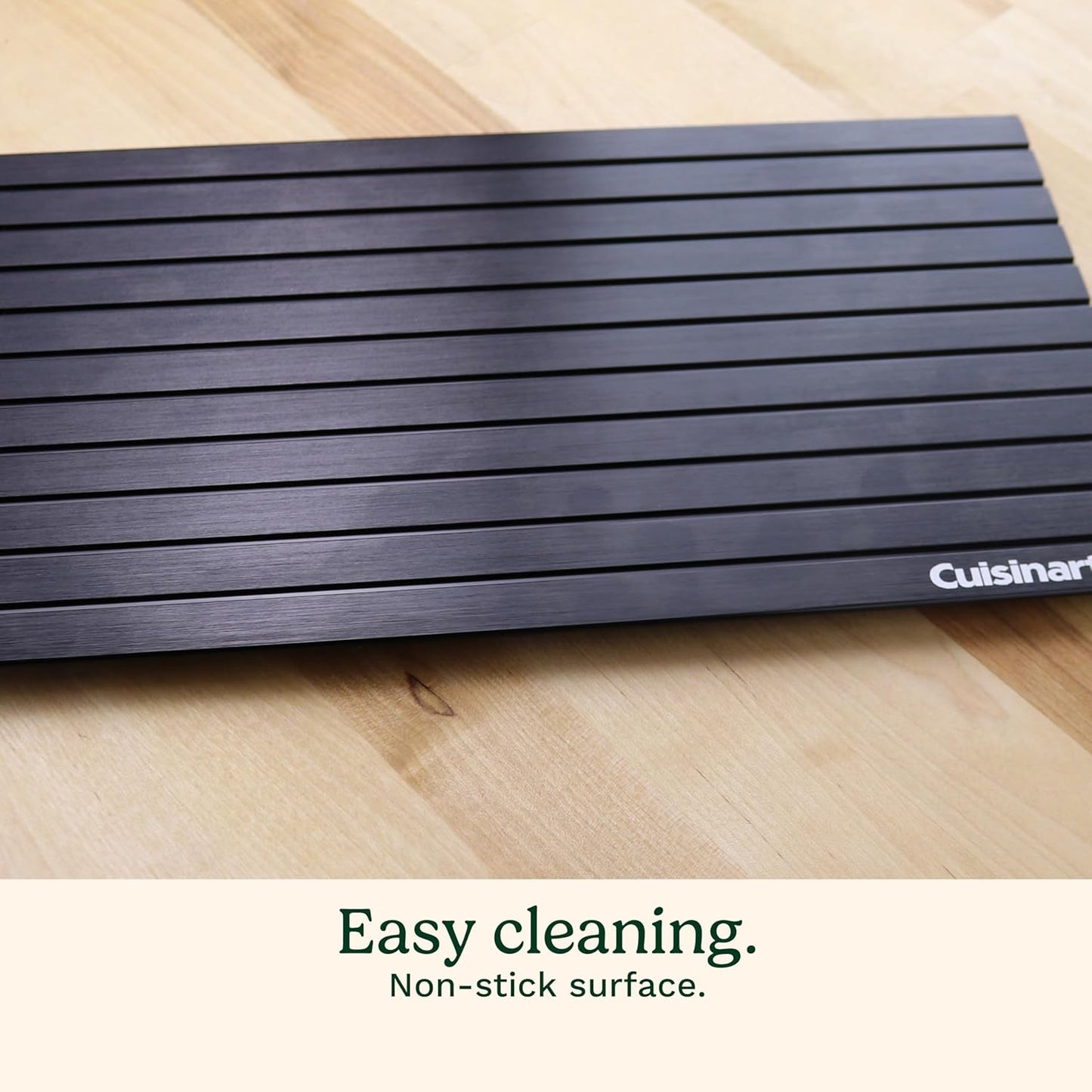 Cuisinart Defrosting Tray for Frozen Meat, Advanced Conductive Aluminum | CDT-010P, meat defroster plate rapidly thaws meat and preserves flavors with a non-stick, easy-to-clean surface