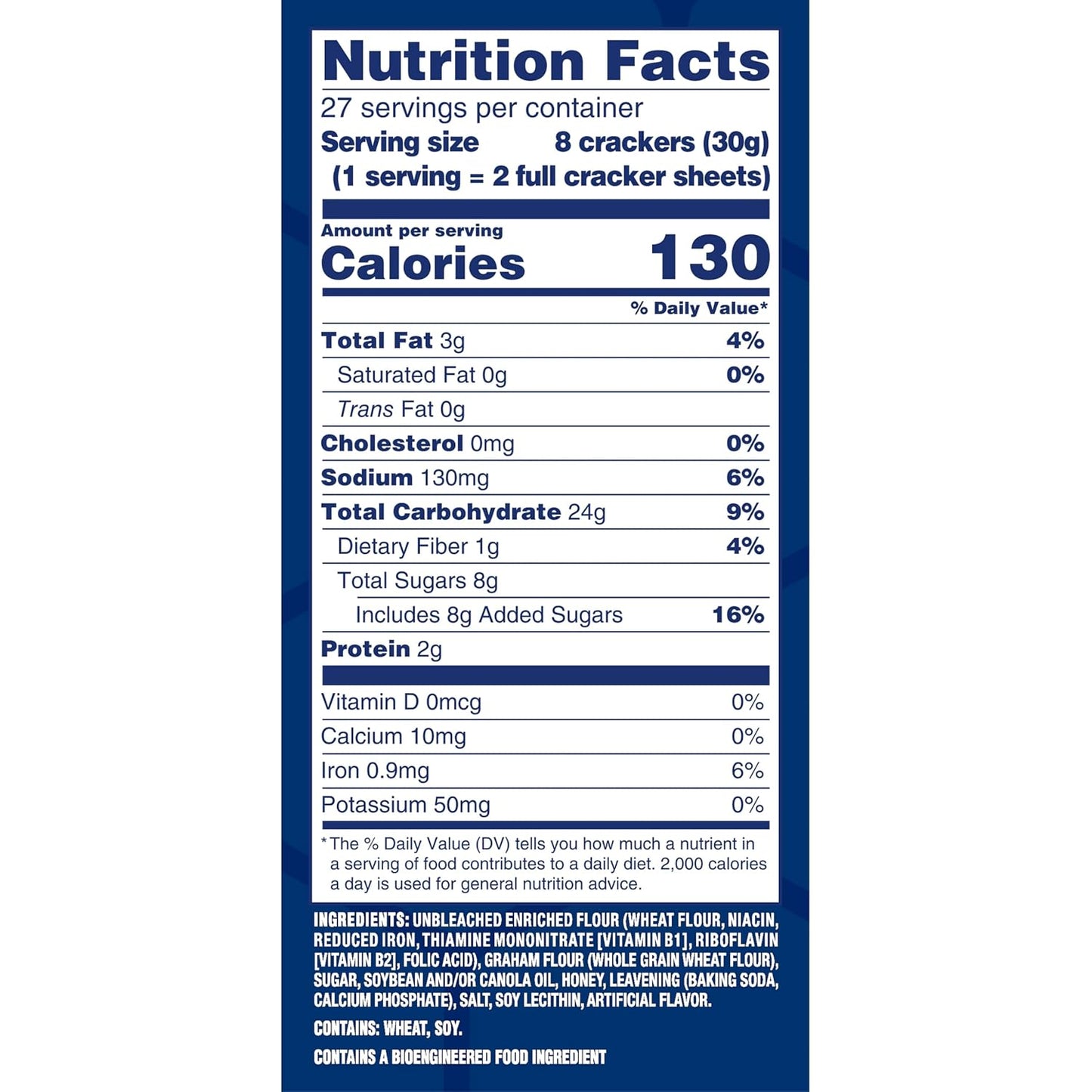 Honey Maid Graham Crackers, Party Size, 28.8 oz Box