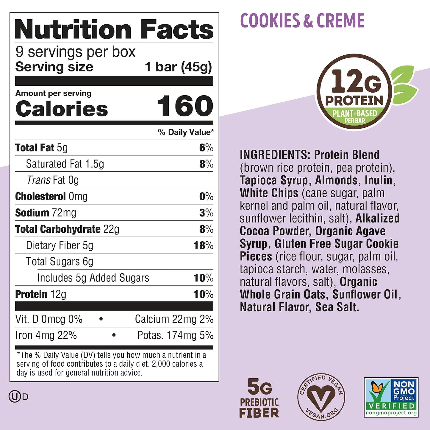 Lenny & Larry's Cookie-fied Protein Bars - 9 Count Box