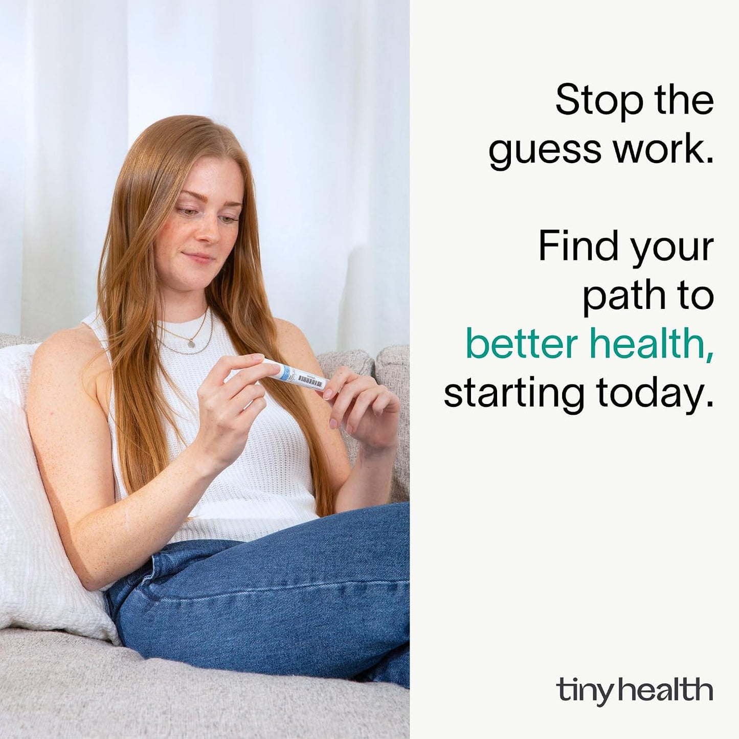Tiny Health Gut Health Test Kit for Adults, Fast and Mess-Free Home Test