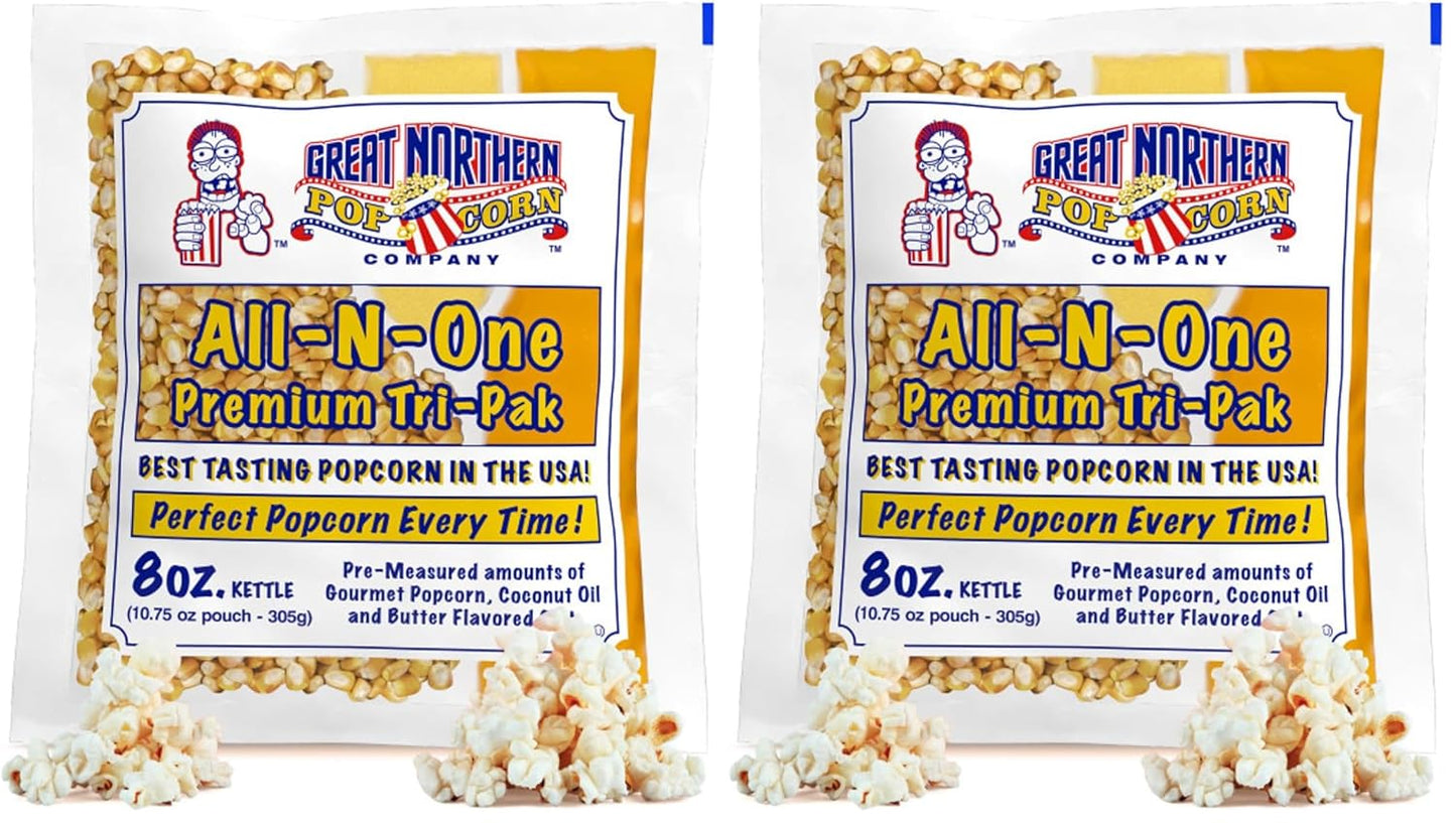 Movie Theater Style Popcorn Packs for Popping Machines