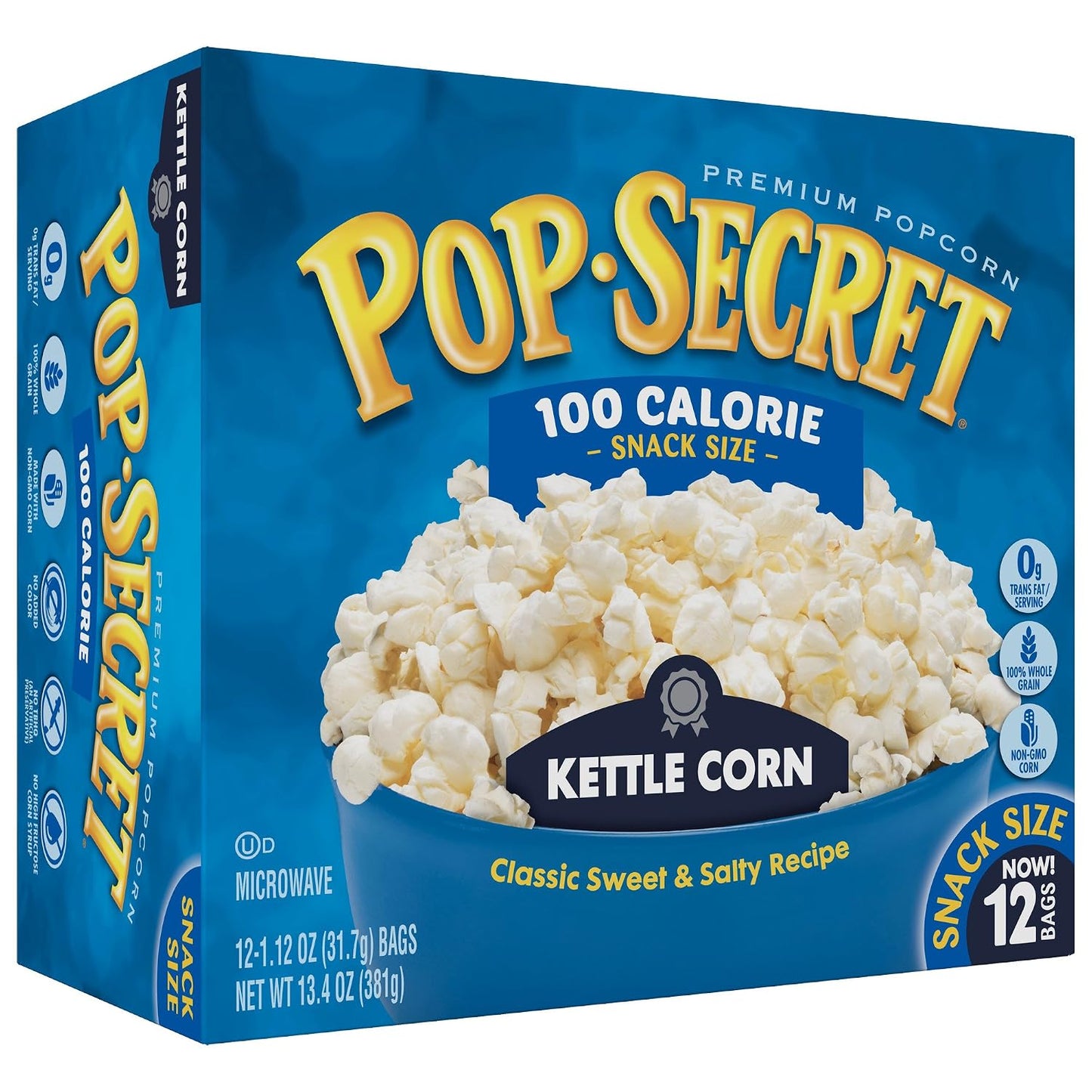 Pop Secret Kettle Corn Microwave Popcorn 12 Count Box