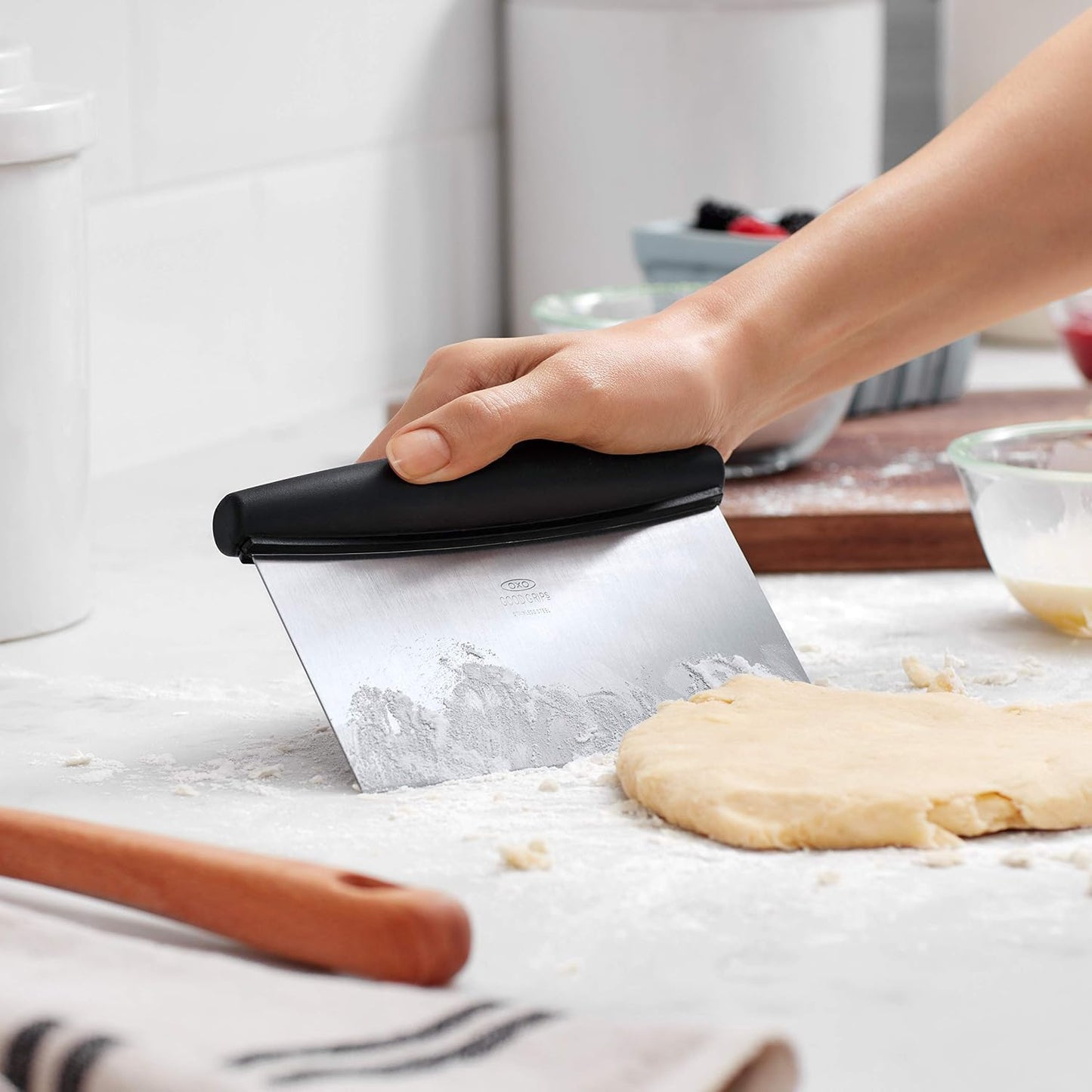 OXO Good Grips Multi-Purpose Stainless Steel Scraper and Chopper