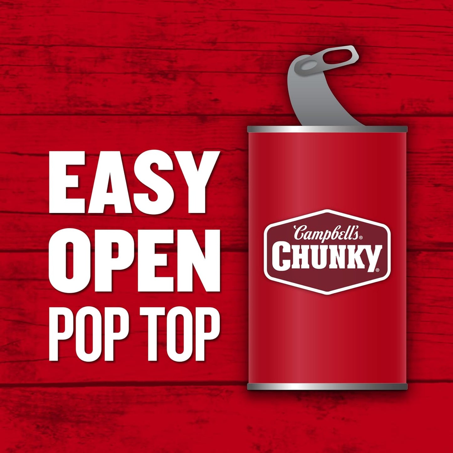Campbell's Chunky Savory Pot Roast Soup - 18.8 oz Can, High-Protein, Microwavable