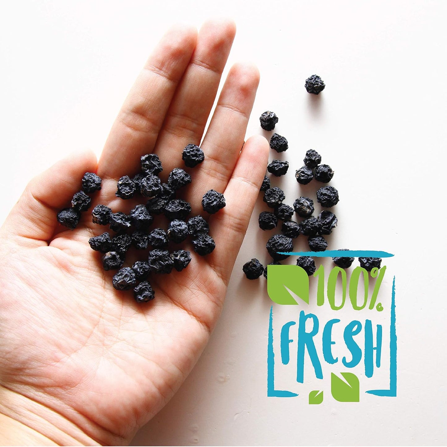 Bulk Dried Blueberries, No Sugar Added, 1 Pound, 16 oz, All Natural, Non-GMO