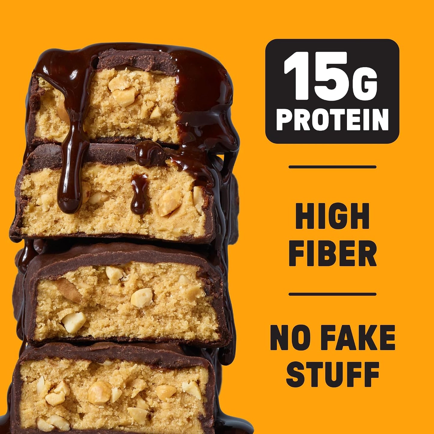 JUNKLESS Protein Bars Variety Pack with 4 Flavors and 12 Bars