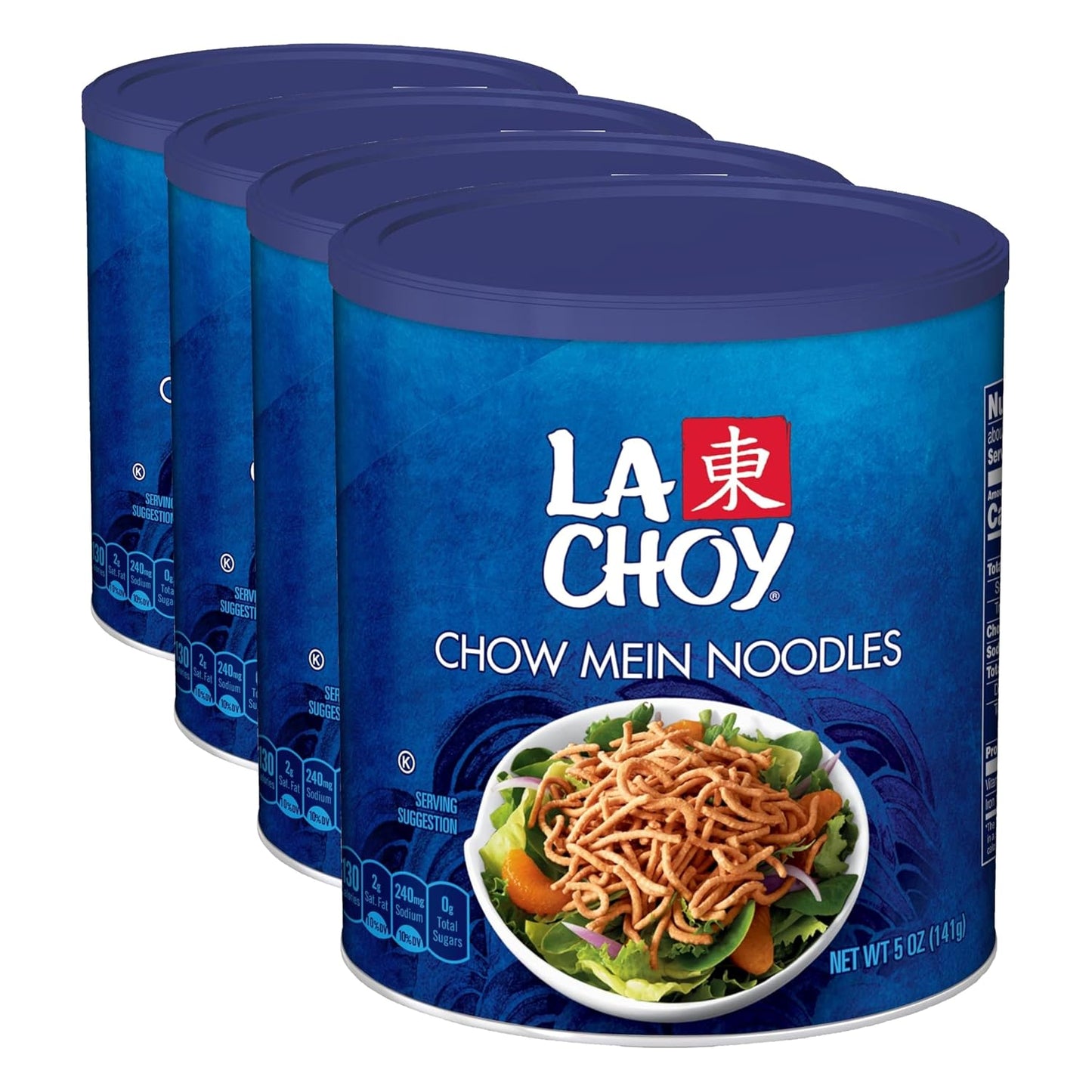 La Choy 5 oz Chow Mein Noodles, Quick-Cooked and Crunchy, Trans Fat-Free, 130 Calories
