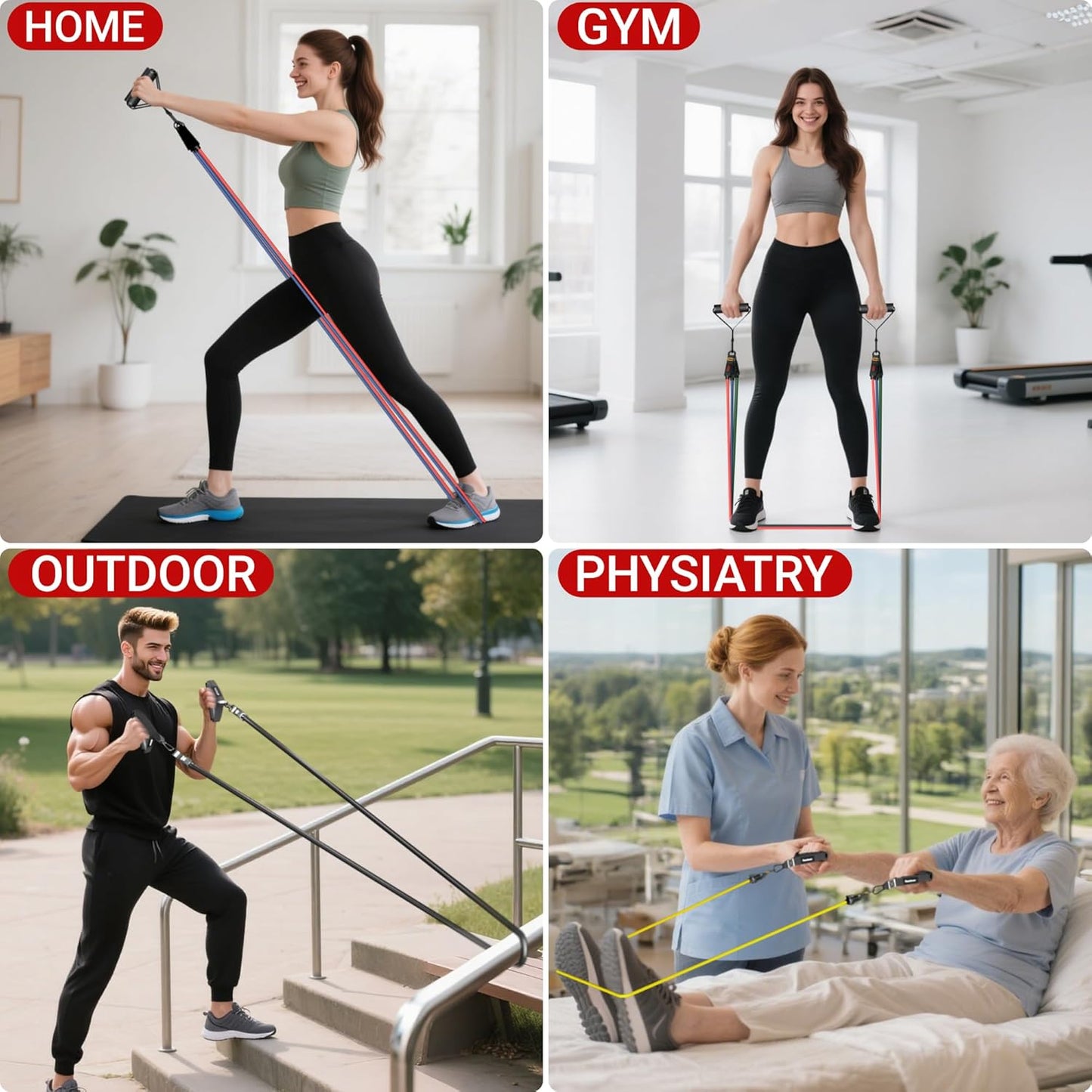 Readaeer Resistance Bands for Fitness and Strength Training