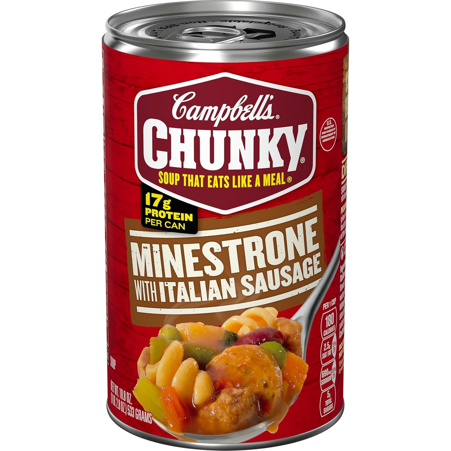 Campbell's Chunky Baked Potato with Cheddar & Bacon Bits Soup, 18.8 Oz Can