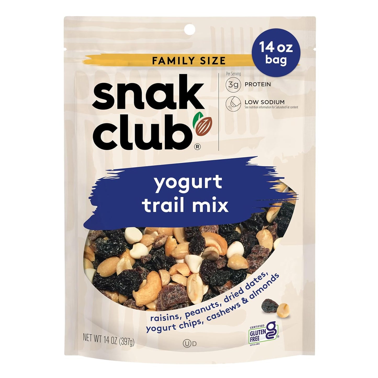 Snak Club Ramen Flavored Snack Mix with Crunchy Pieces and Nuts