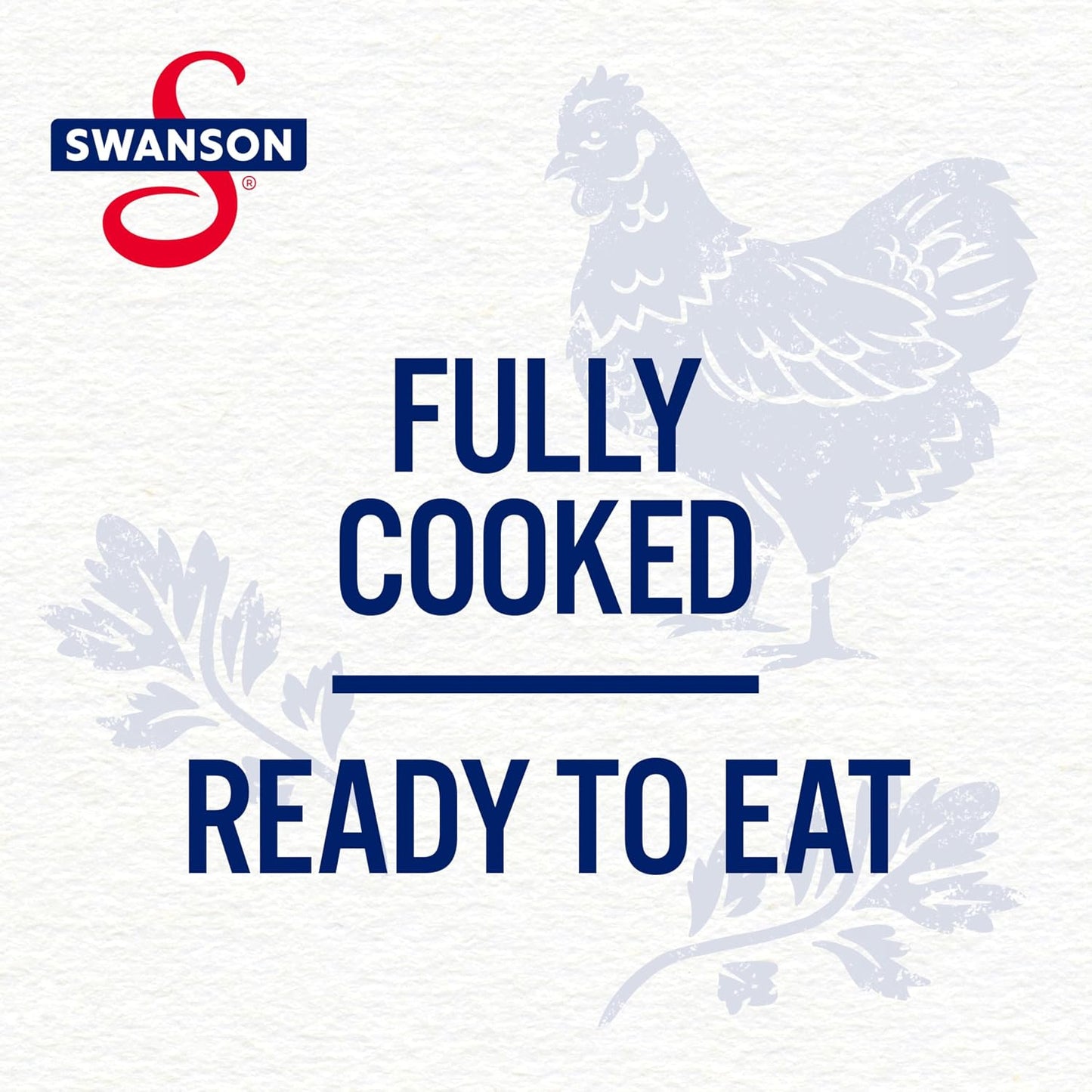 Swanson White Premium Chunk Chicken Breast with Rib Meat in Water, 12.5 oz (Pack of 2) for Salads or Recipes
