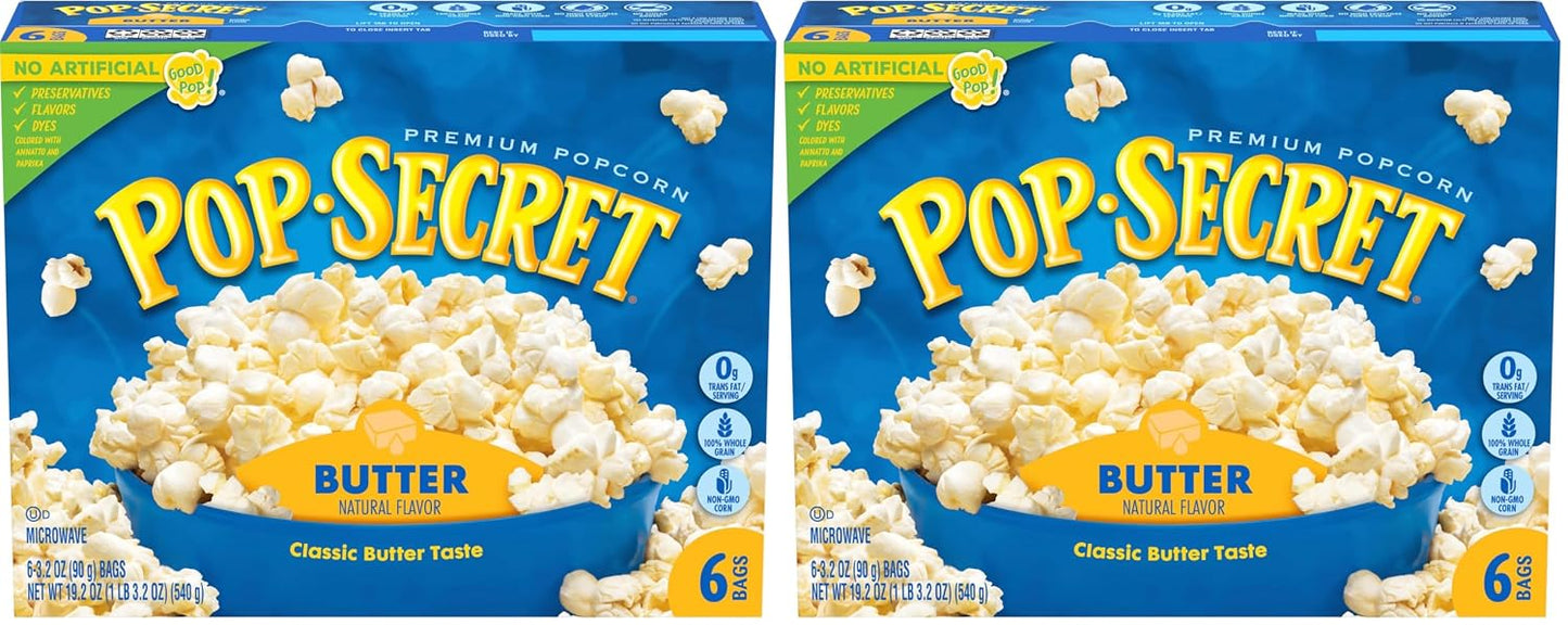 Pop Secret Kettle Corn Microwave Popcorn 12 Count Box