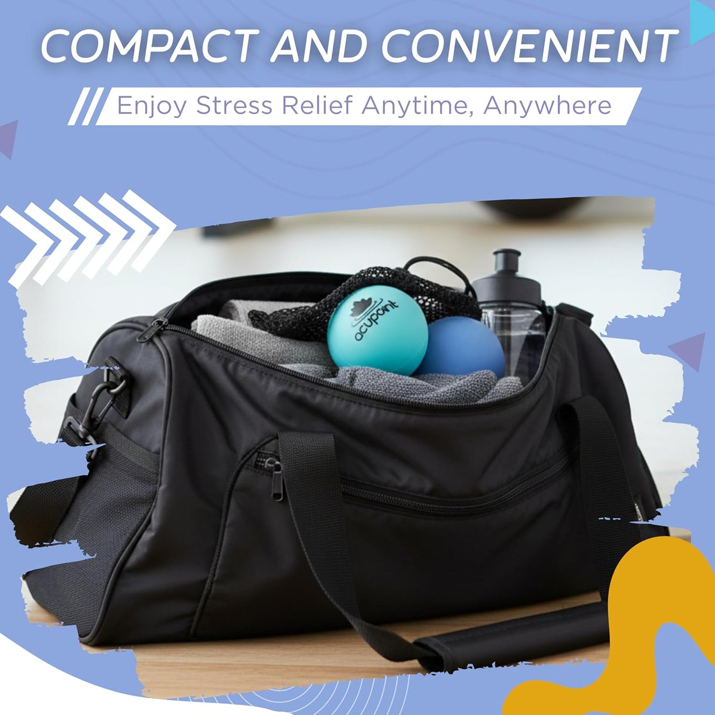 Acupoint Massage Therapy Ball Set for Myofascial Release and Deep Tissue Relief