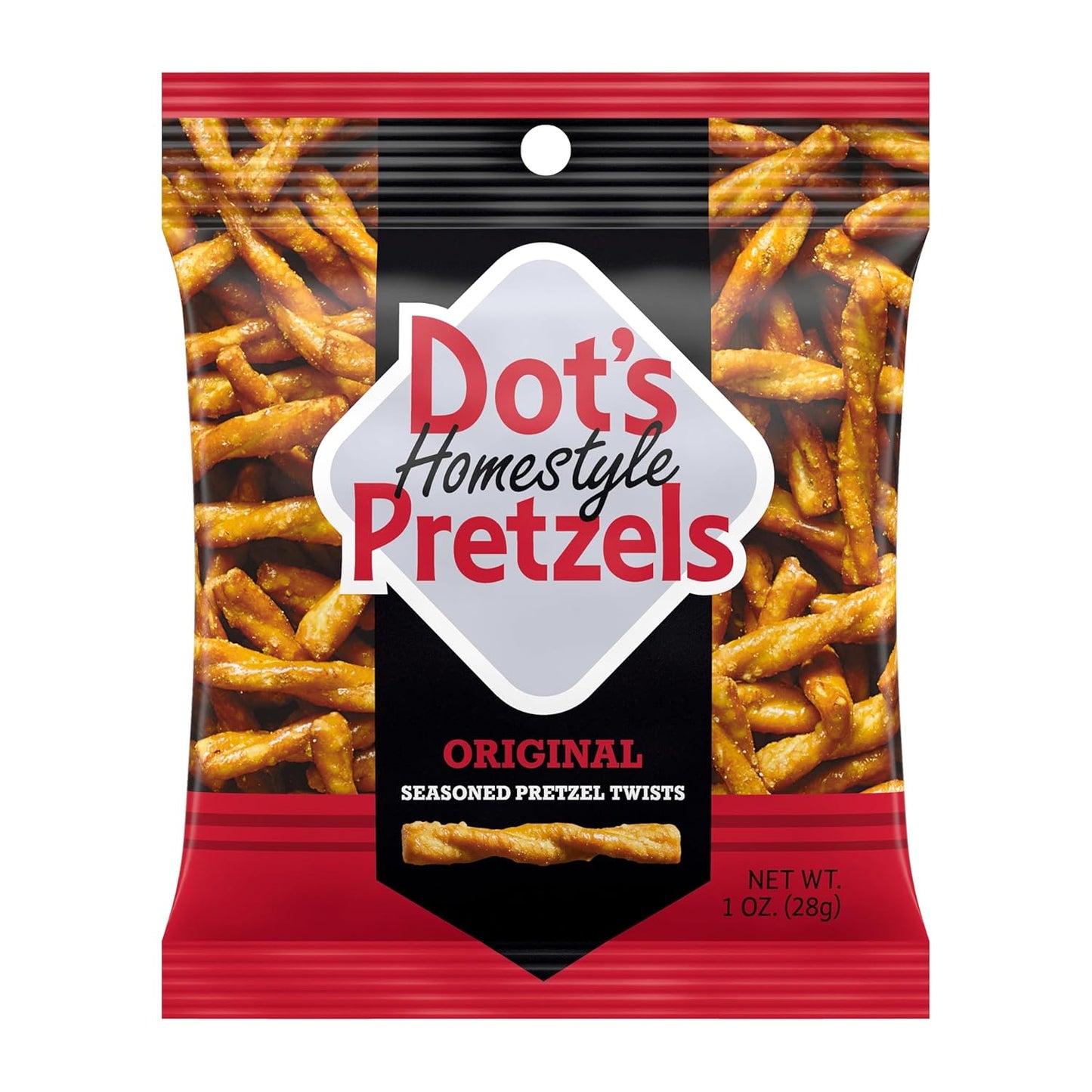 Dot's Homestyle Pretzels Variety Pack, 18 Count, 1oz Individually Sized Bags