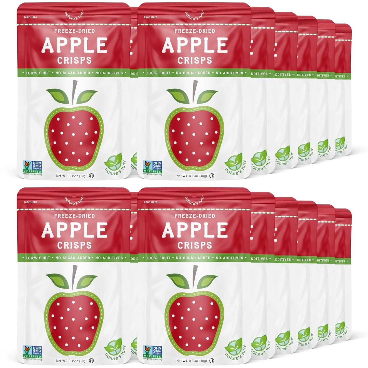 Nature's Turn Freeze-Dried Fruit Crisps Variety Bag Snack