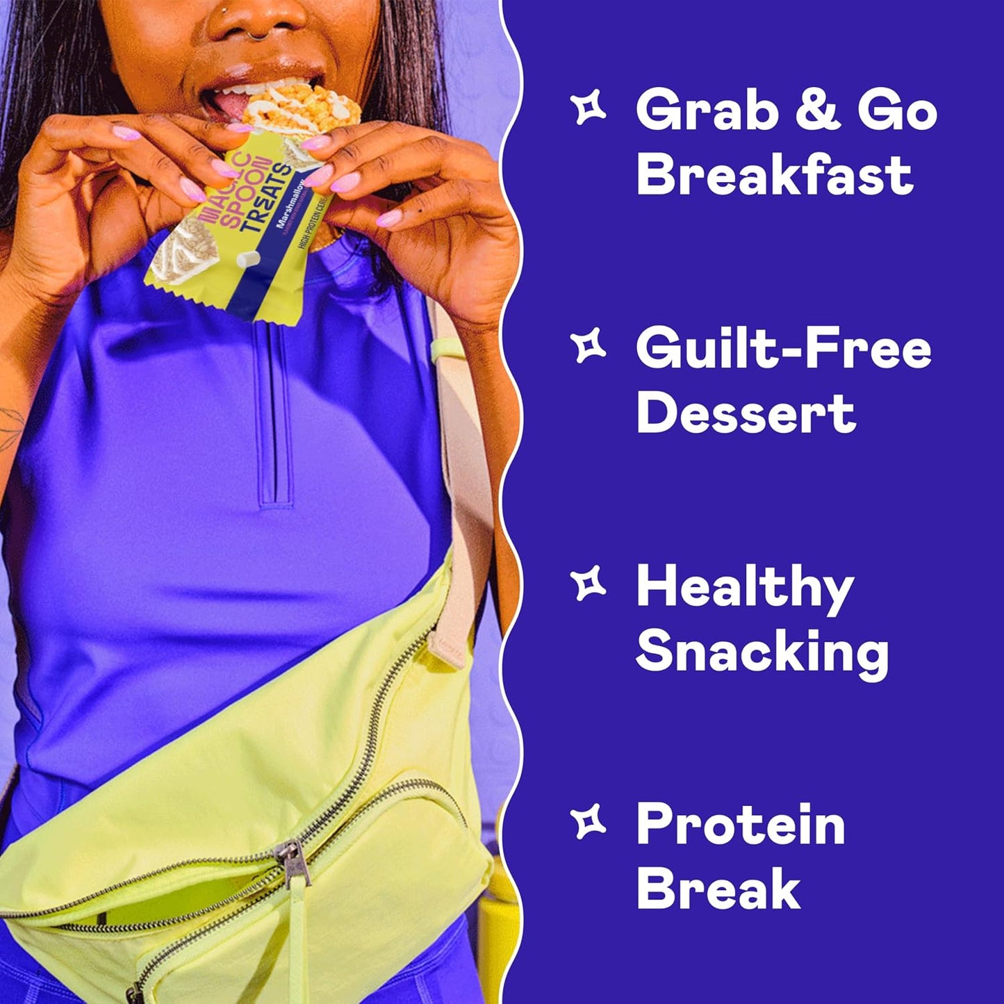 Gluten-free protein bars, 8-count, marshmallow flavor, high protein, low carb, keto friendly