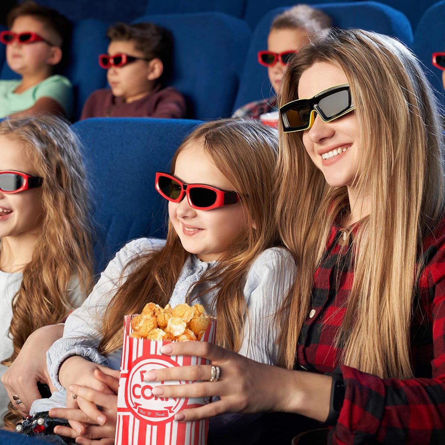 500pcs Paper Popcorn Bags for Party and Movie Nights
