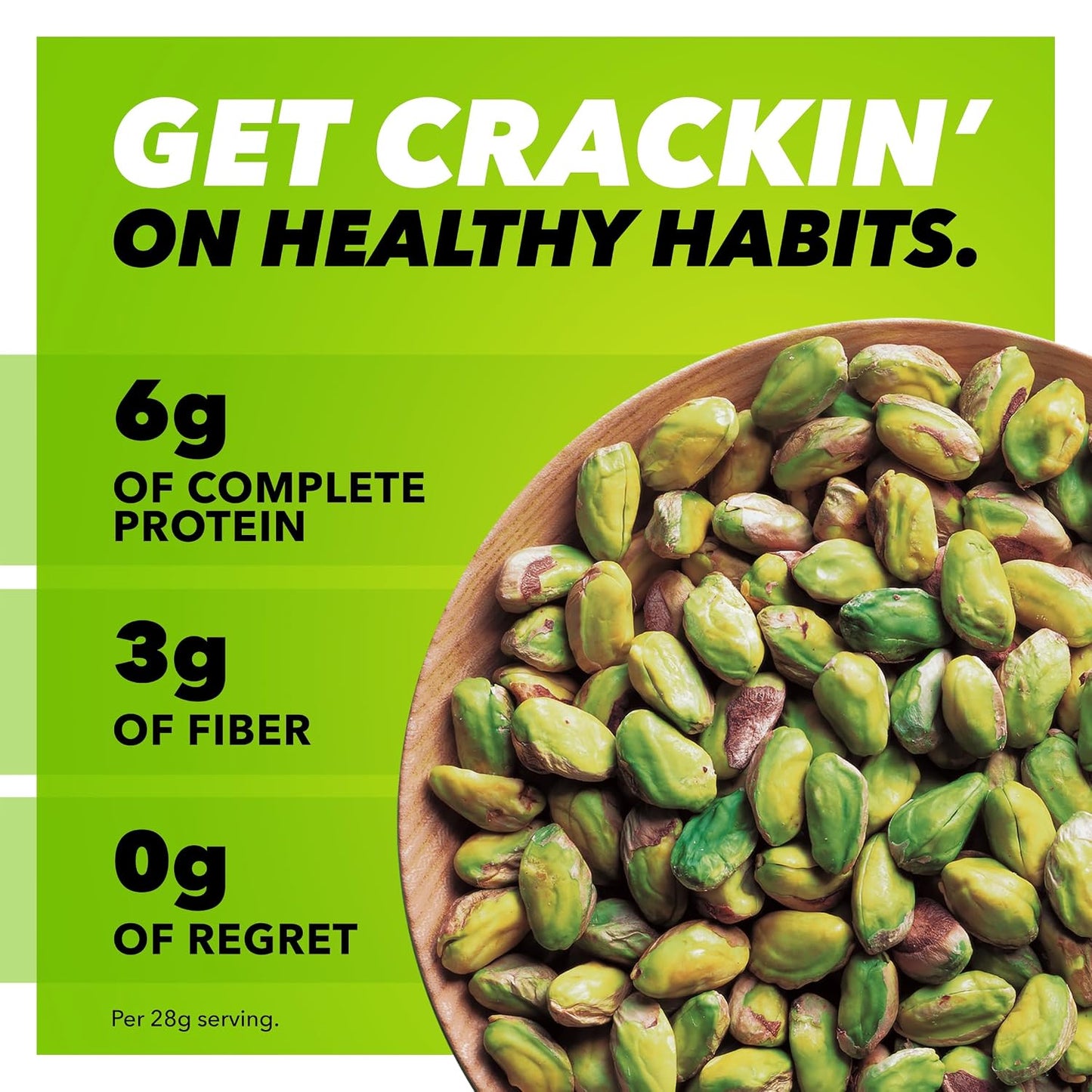 Roasted & Salted Pistachios, 0.75 Ounce Bags, Pack of 9, Gluten Free, Individually Wrapped