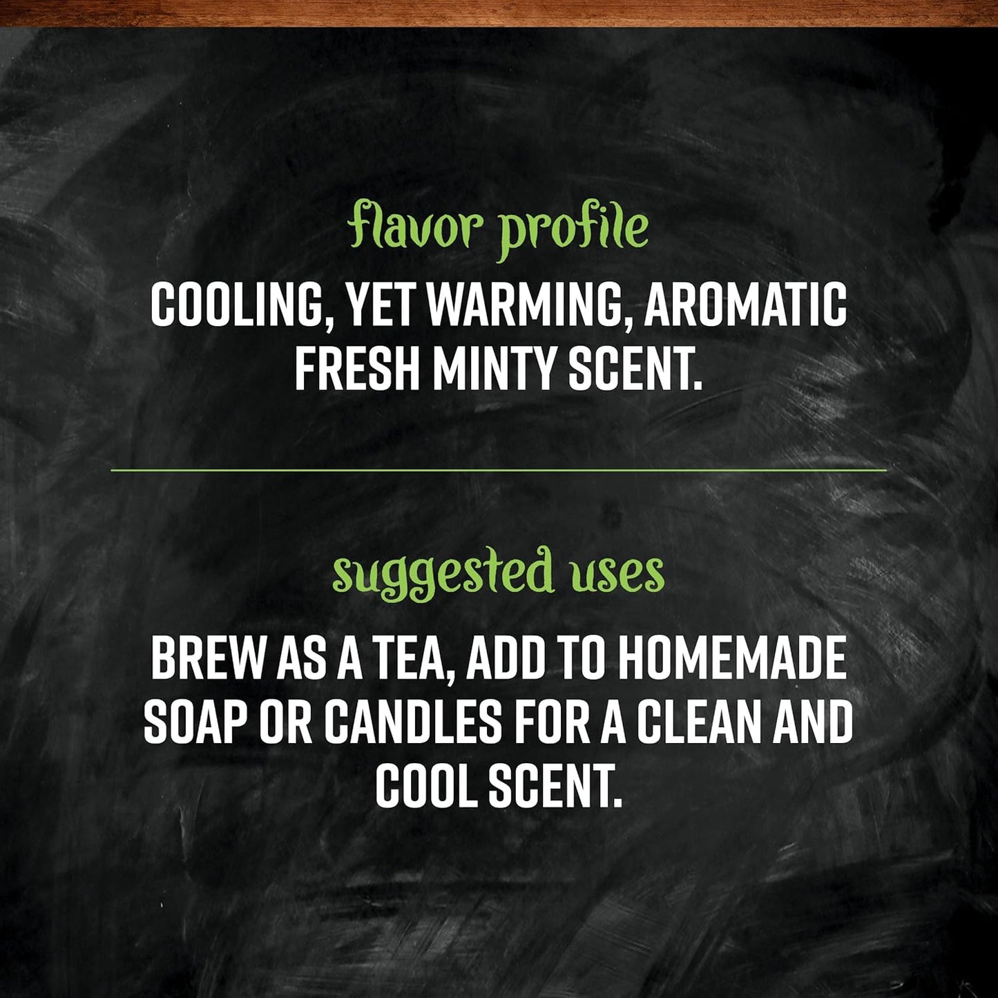 Frontier Co-op 16 ounce Peppermint Leaf, cut and sifted, Kosher, non-irradiated