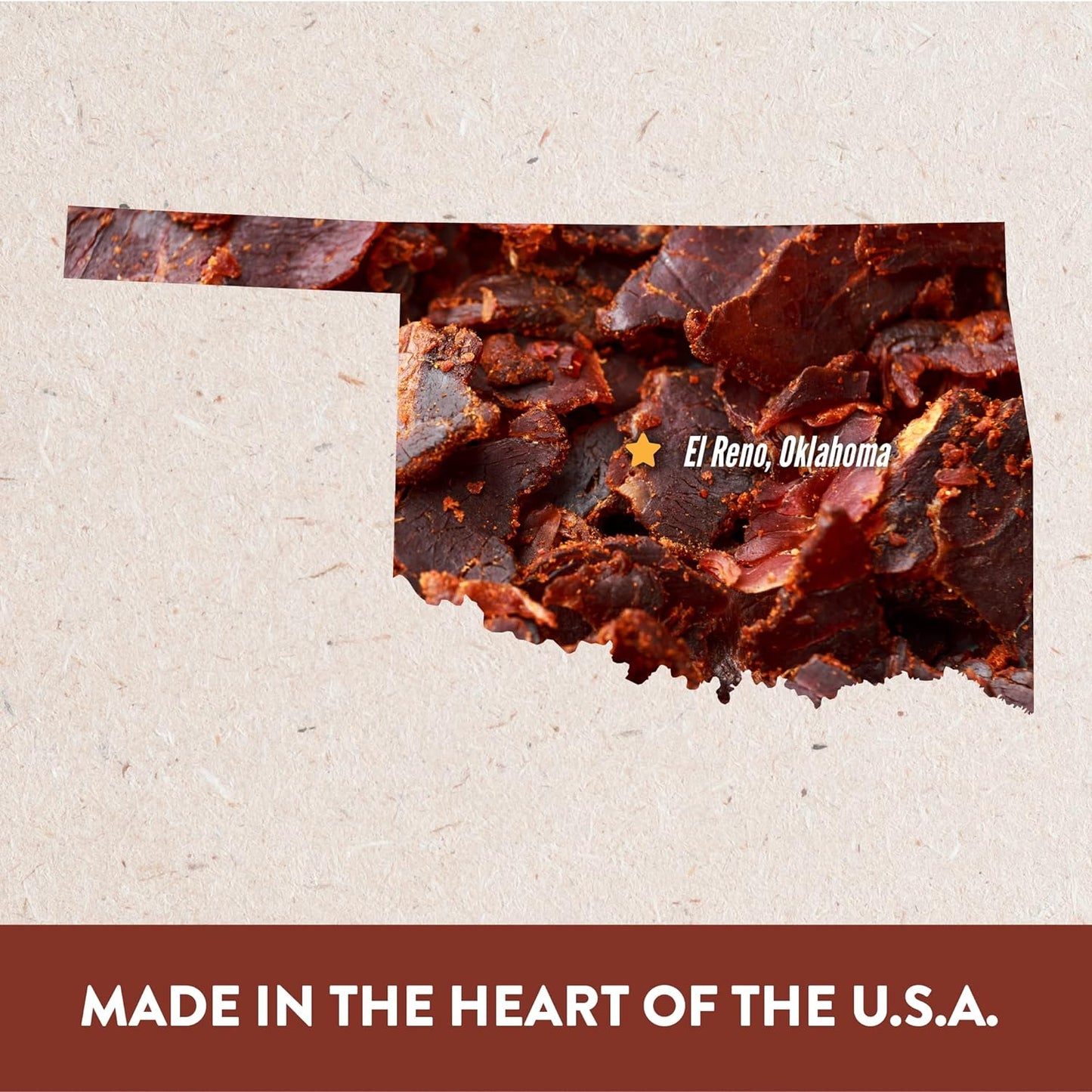 Handcrafted Black Pepper Beef Jerky 8 oz Jar