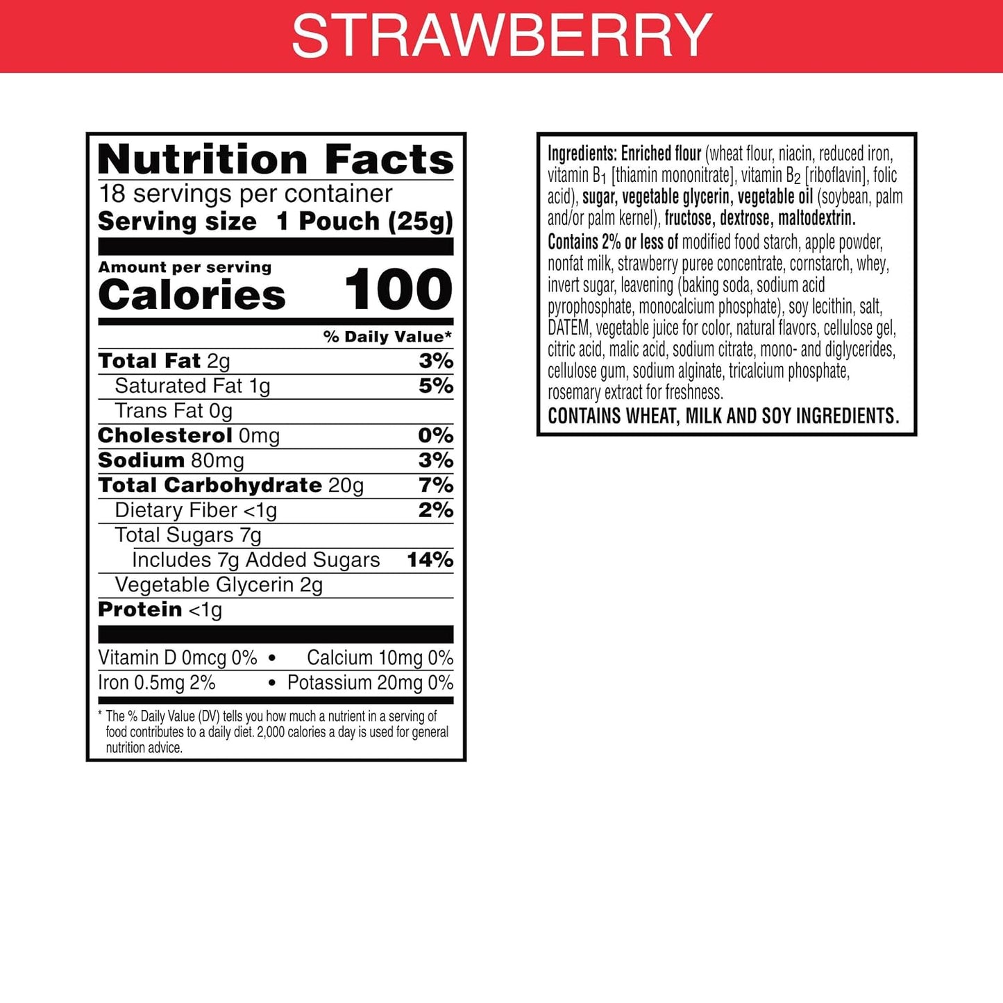 Special K Bar Pastry Crisps, 100 Calories, Breakfast Bars, Value Size, Strawberry, 15.84oz Box