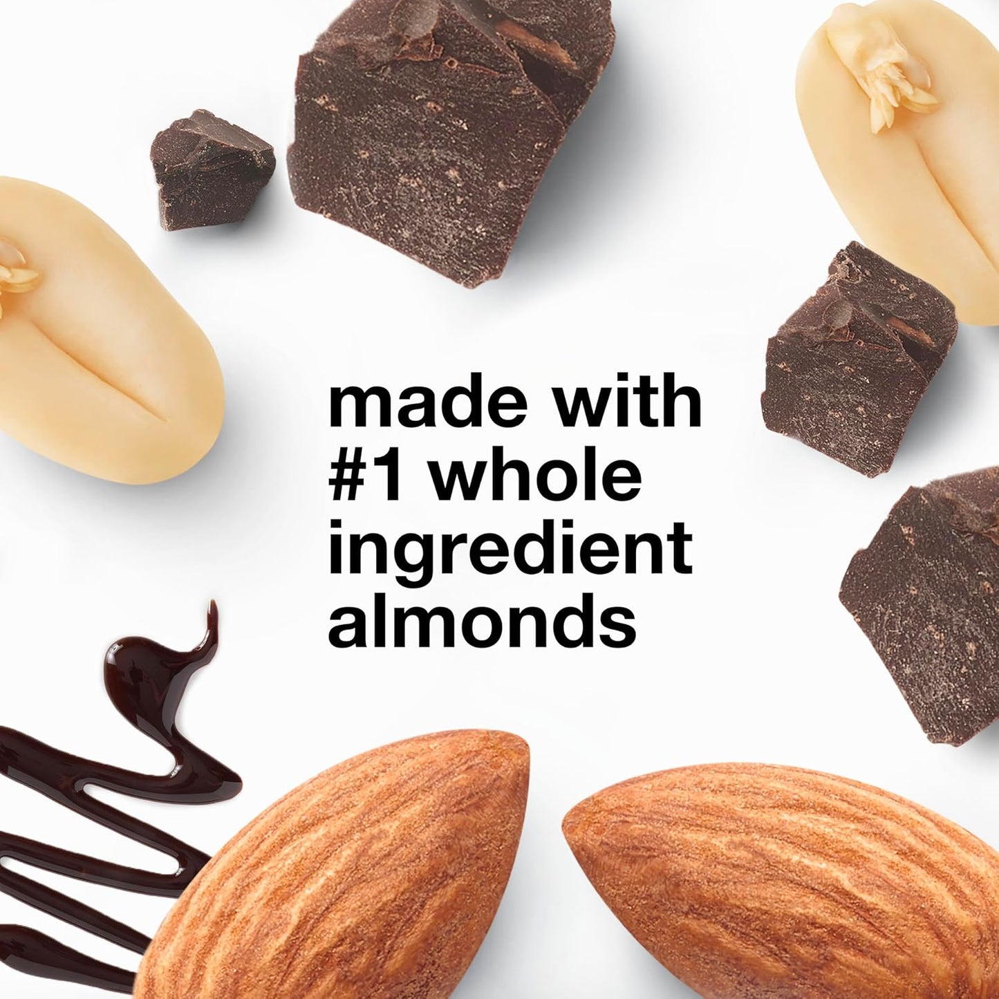 Kind Zero Added Sugar Bars, Dark Chocolate Nuts & Sea Salt, Gluten Free, High Fiber, 10 Count