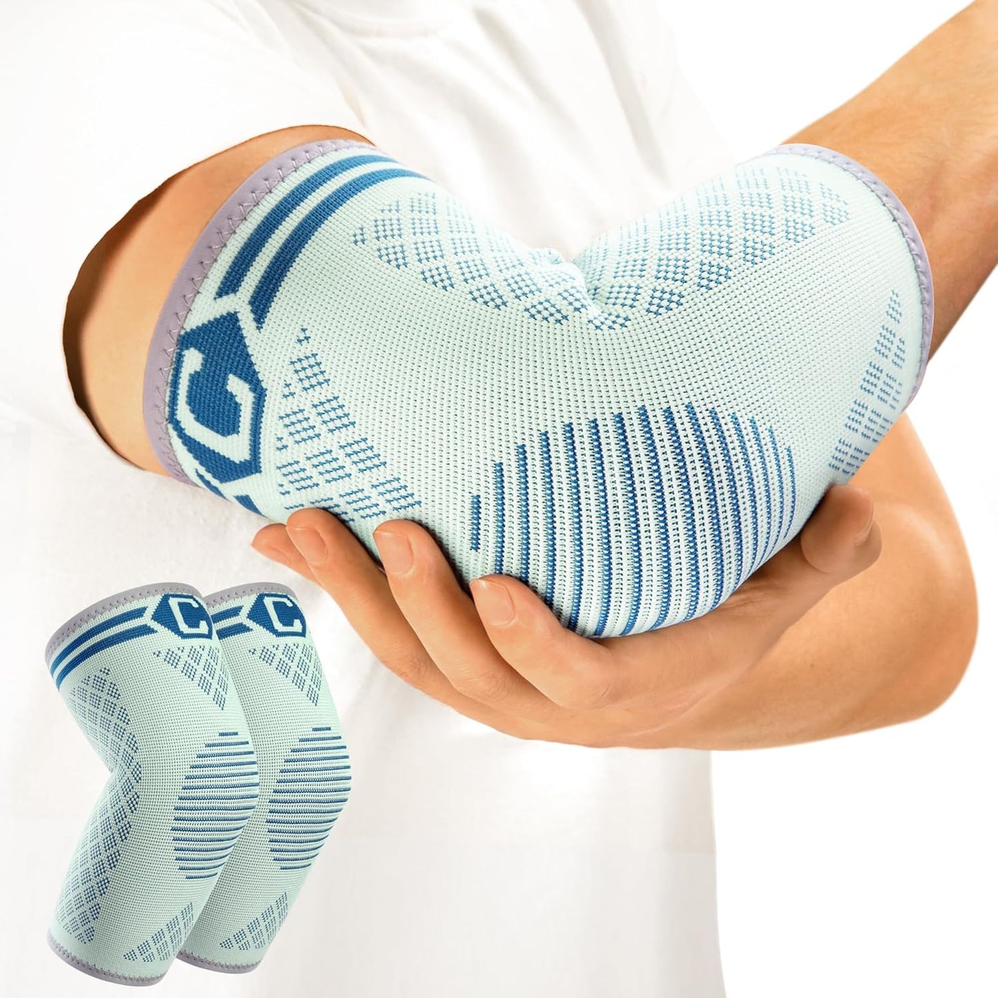 CAMBIVO Elbow Brace for Tendonitis, Tennis Elbow, and Arthritis Relief