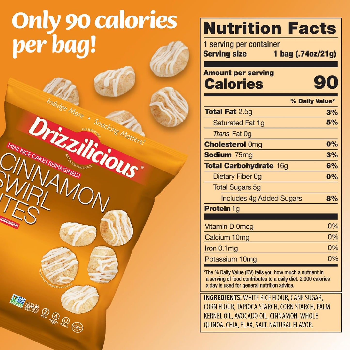 Mini Rice Cakes Variety Pack with Rice Crisps and Flavored Rice Cakes