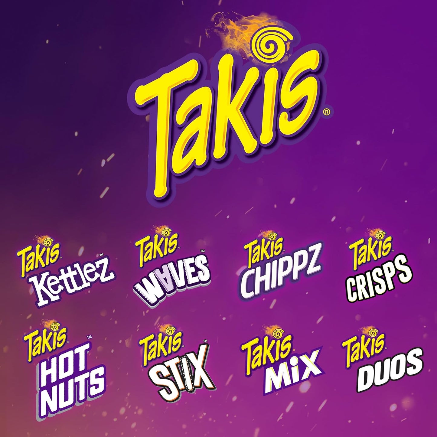 Takis Mini Variety Pack Assorted Flavored Rolled Tortilla Chips