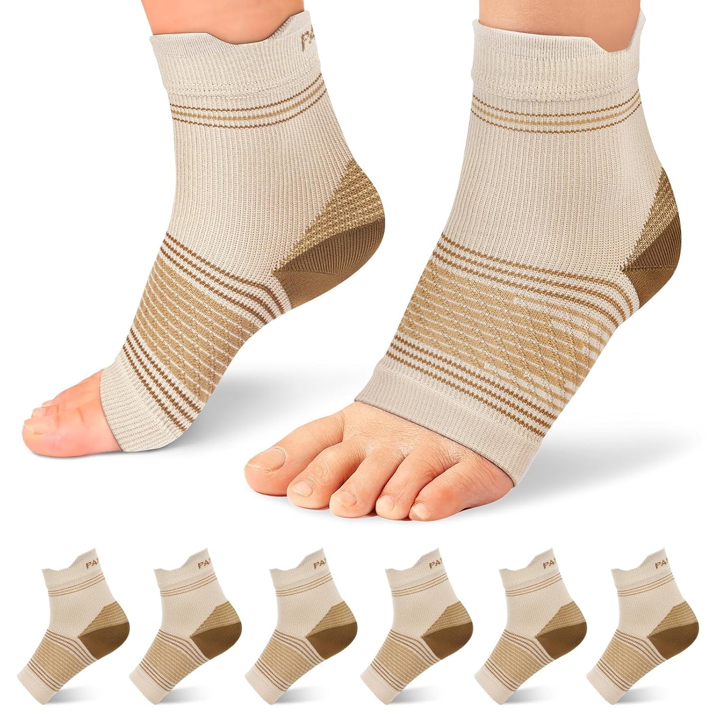 Plantar Fasciitis Socks for Men and Women with Arch Support and Compression