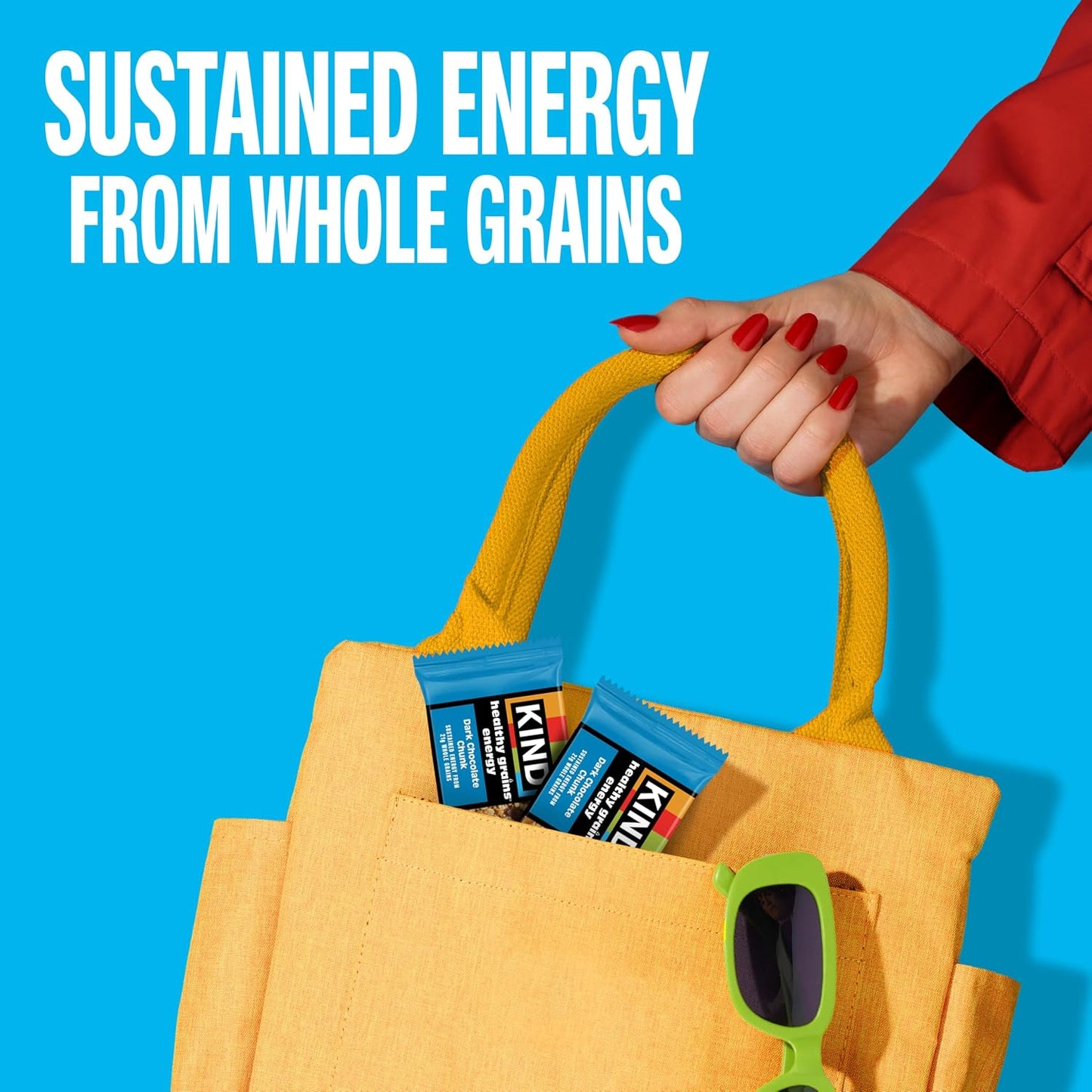 KIND Grains Energy Bars Variety Pack, 30 Count, Gluten Free, Non-GMO