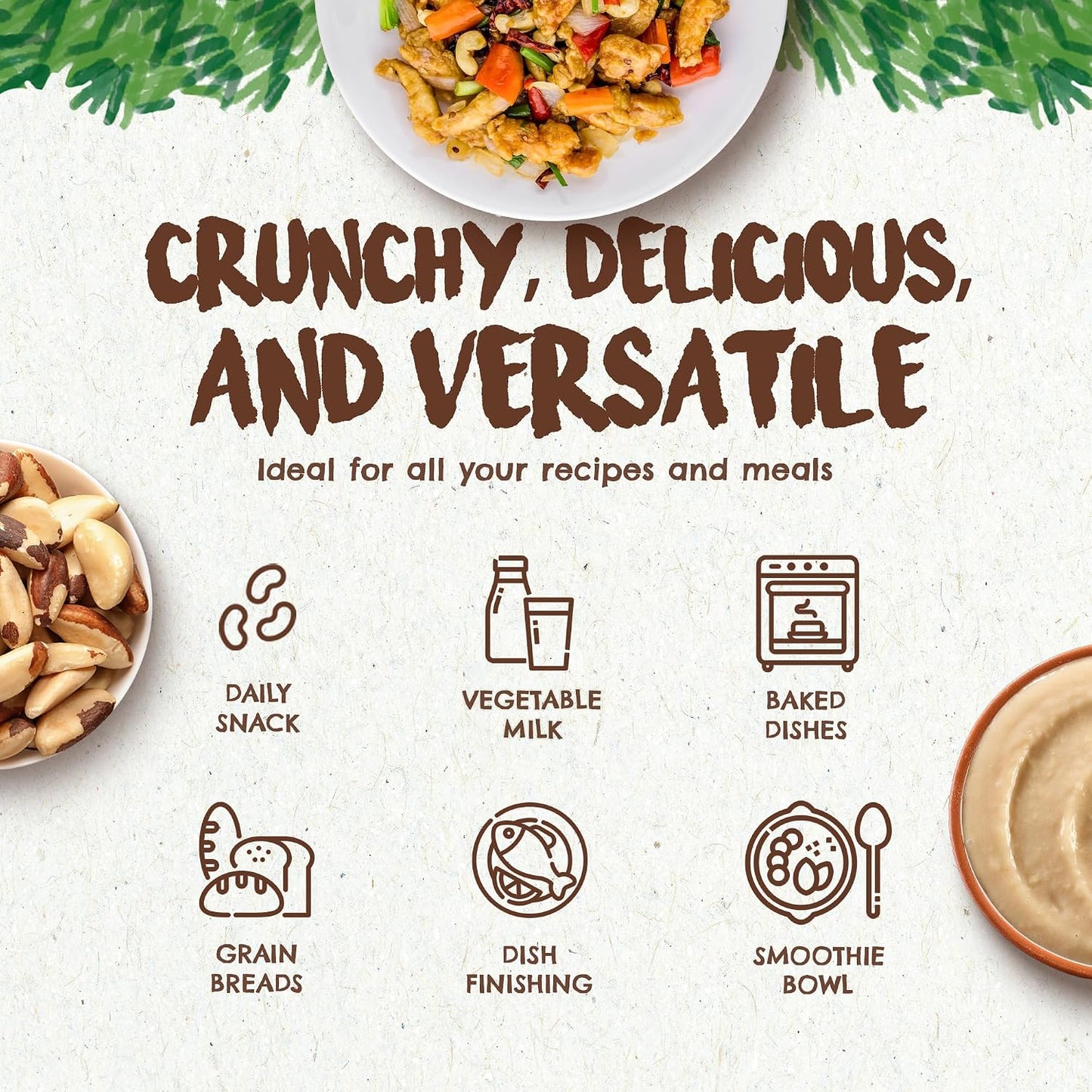 Brazil Nuts, 15 oz, Raw, Unsalted, Kosher, Organic, Vegan, Gluten Free, Harvested in Amazon Rainforest