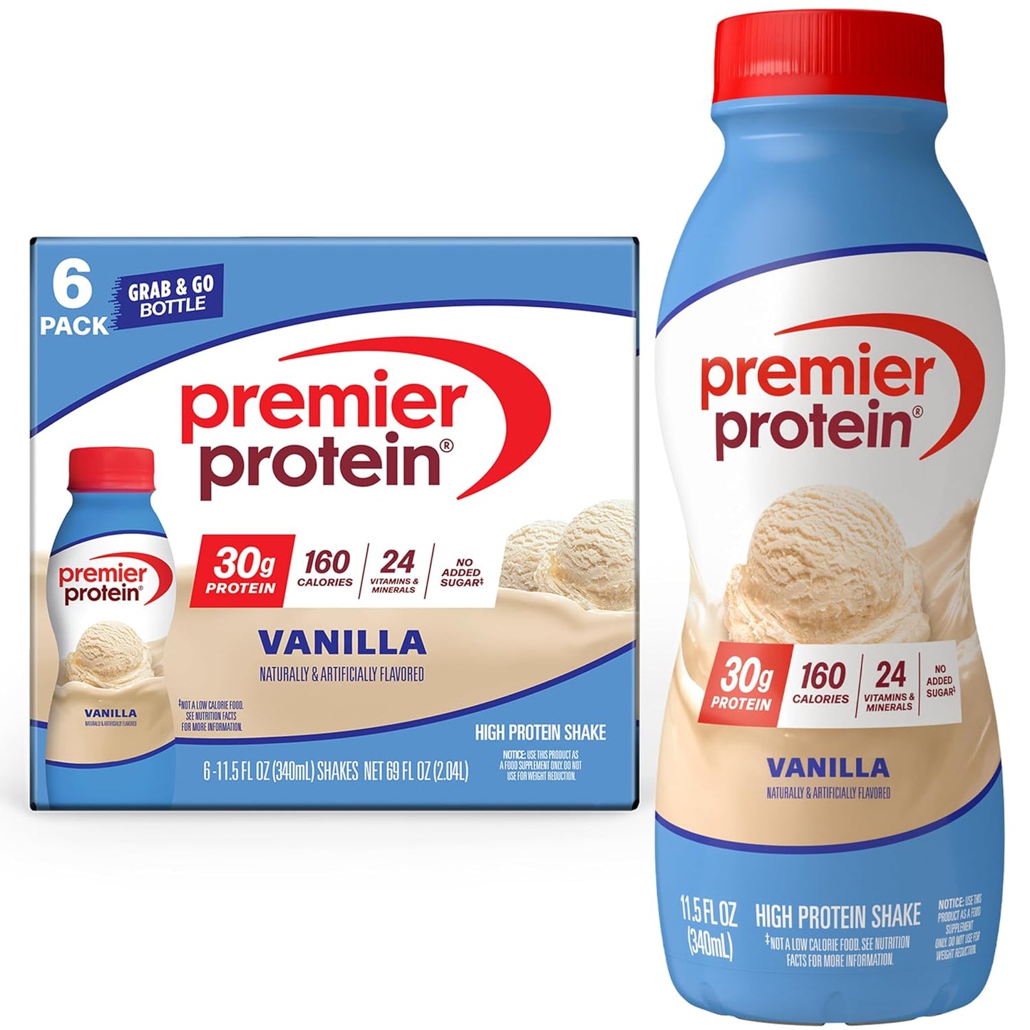 Premier Protein Shake, 30g Protein, 12 Pack, 11.5 fl oz
