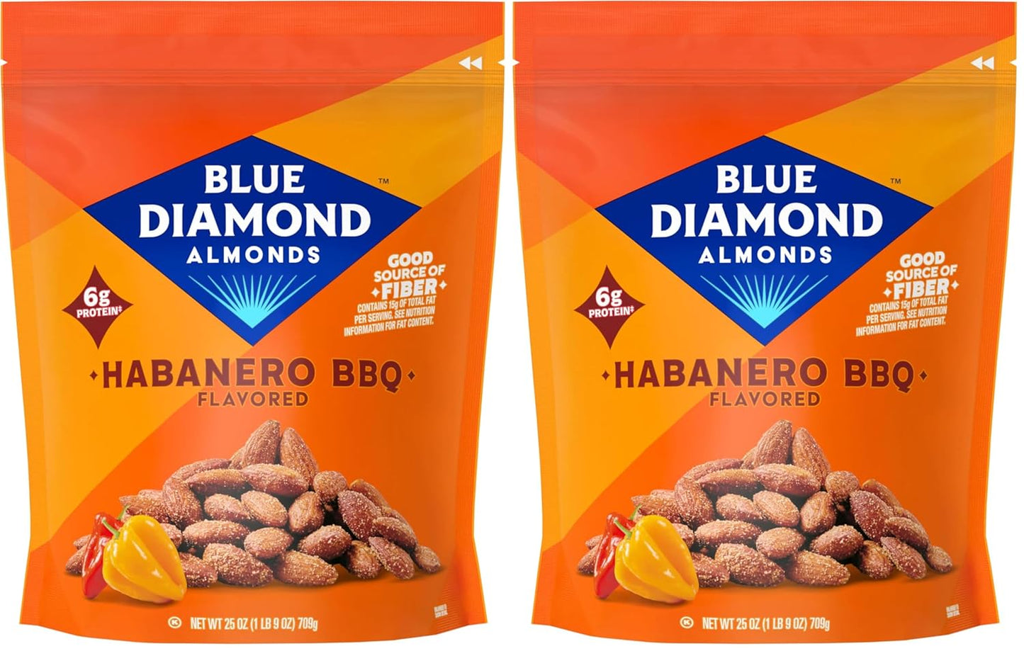 Blue Diamond Almonds, Oven Roasted Dark Chocolate Flavored Snack Nuts, 25 Oz Resealable Bag