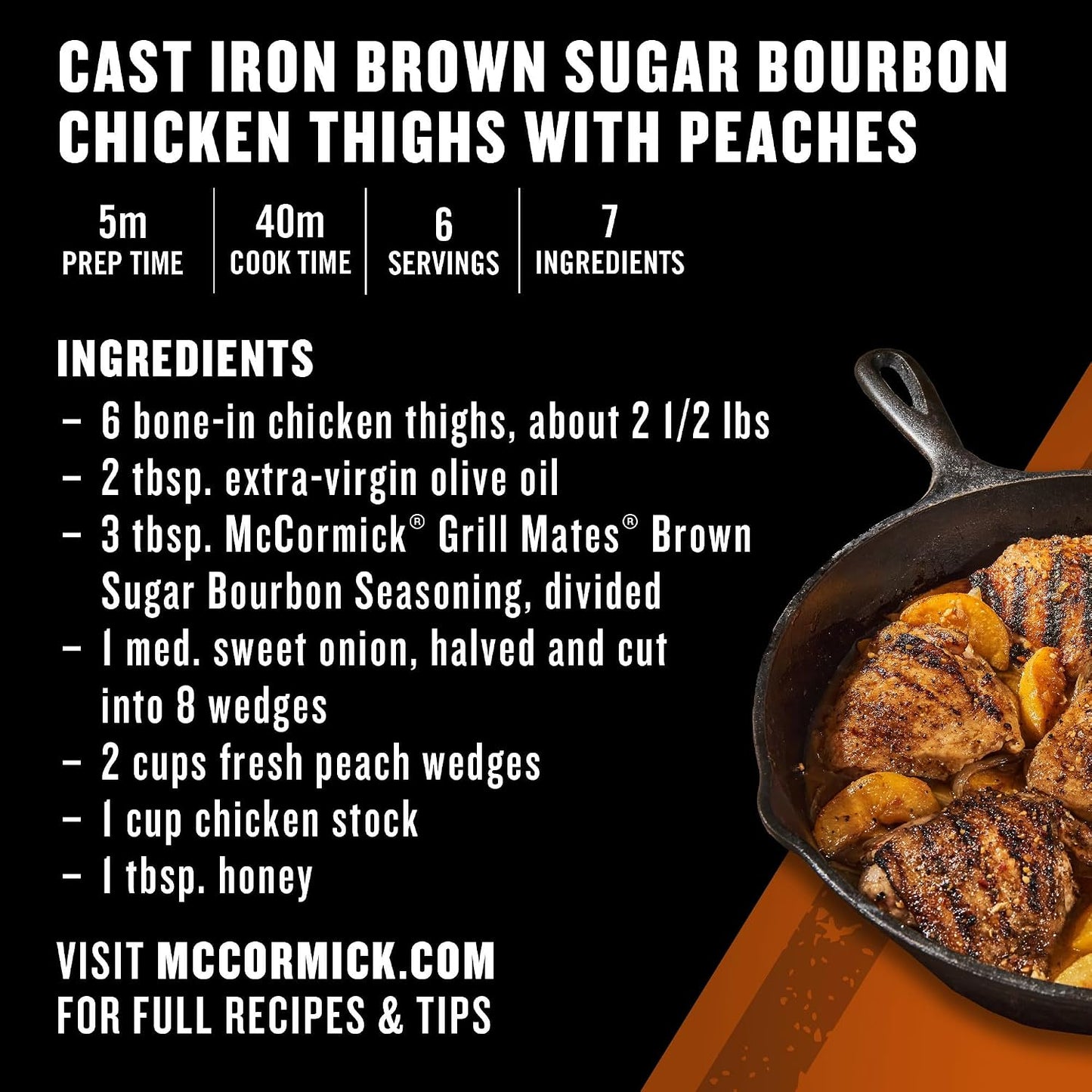 McCormick Grill Mates Brown Sugar Bourbon Seasoning, 9.75oz, sweet and spicy blend for pork, seafood and steak