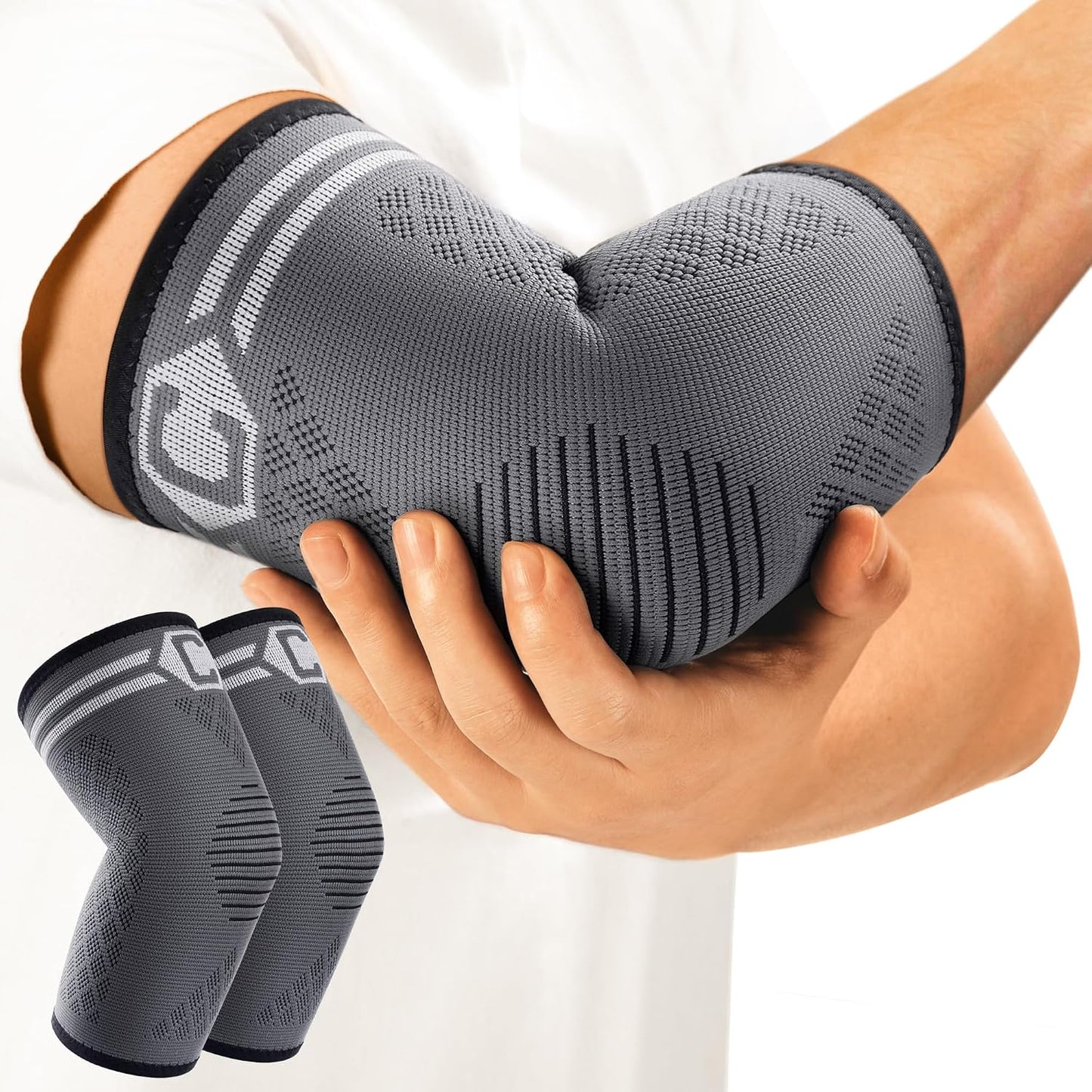 CAMBIVO Elbow Brace for Tendonitis, Tennis Elbow, and Arthritis Relief